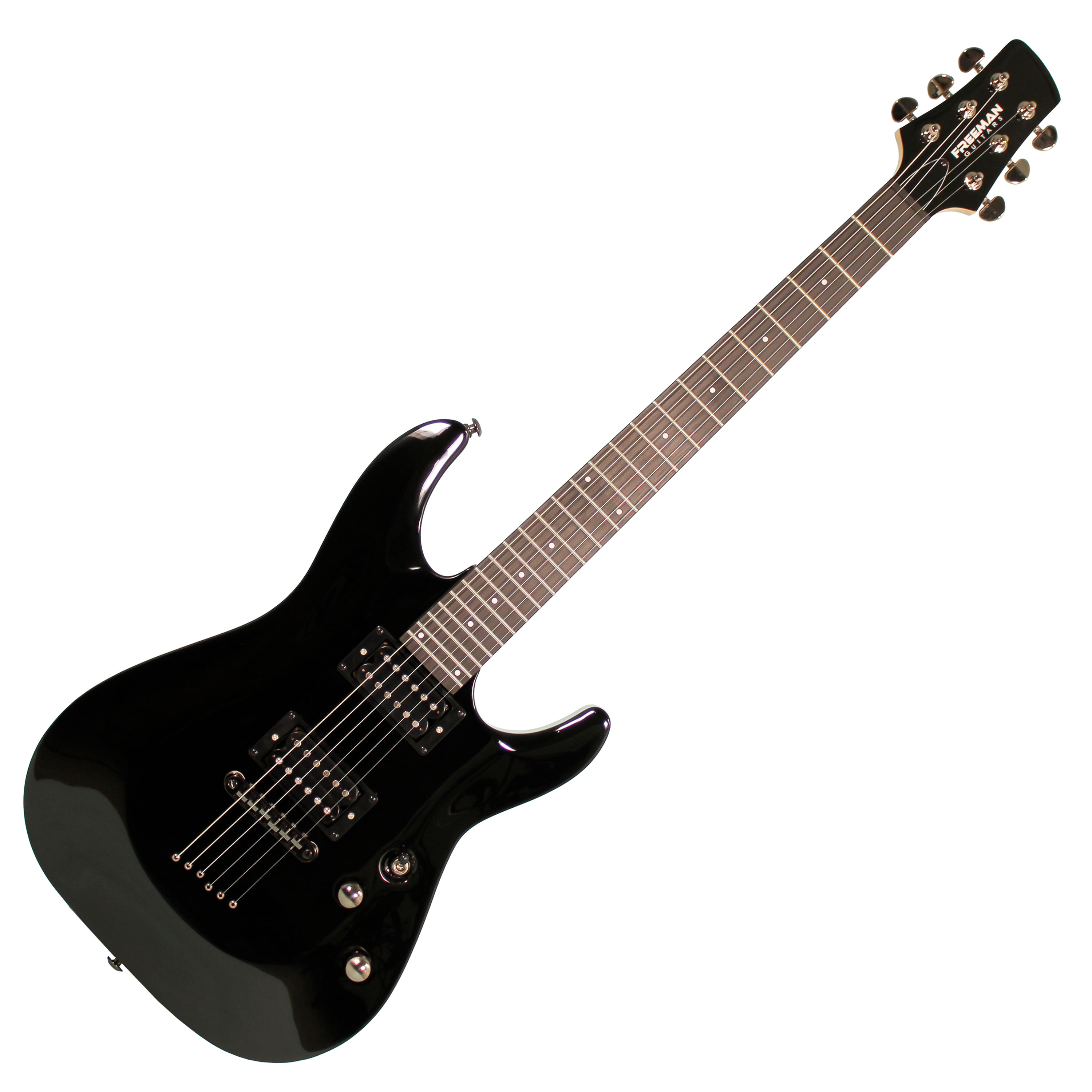 Guitarra Eléctrica Freeman C-1 - Negra