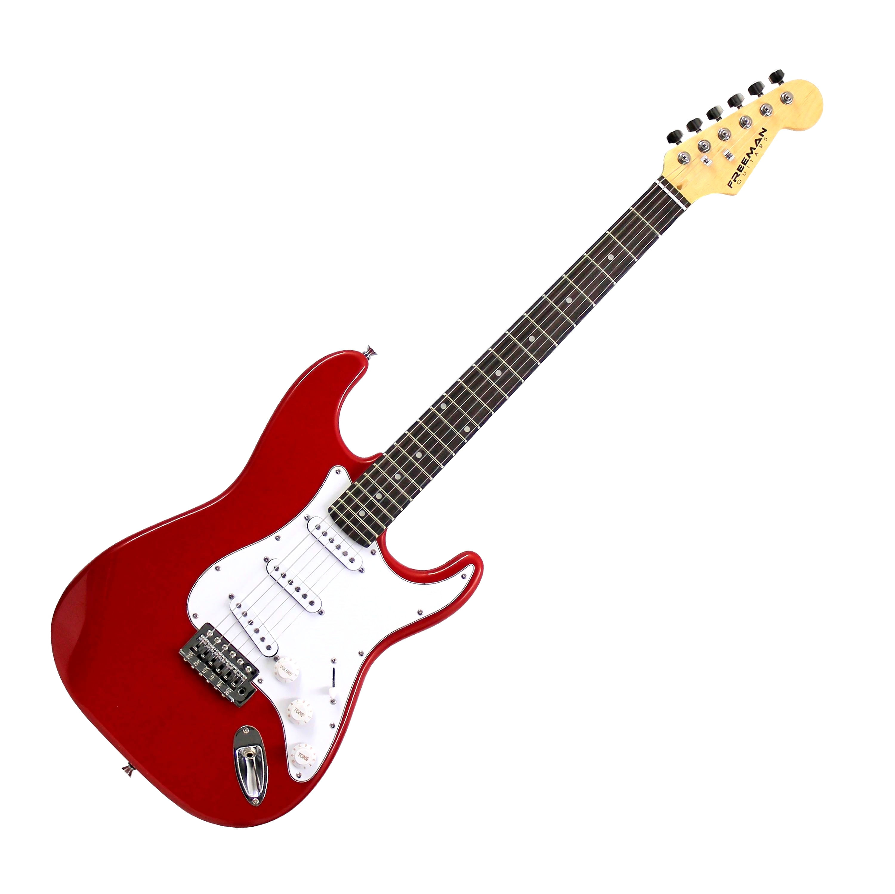 Guitarra eléctrica Freeman FREG1003 Stratocaster - Red Vino