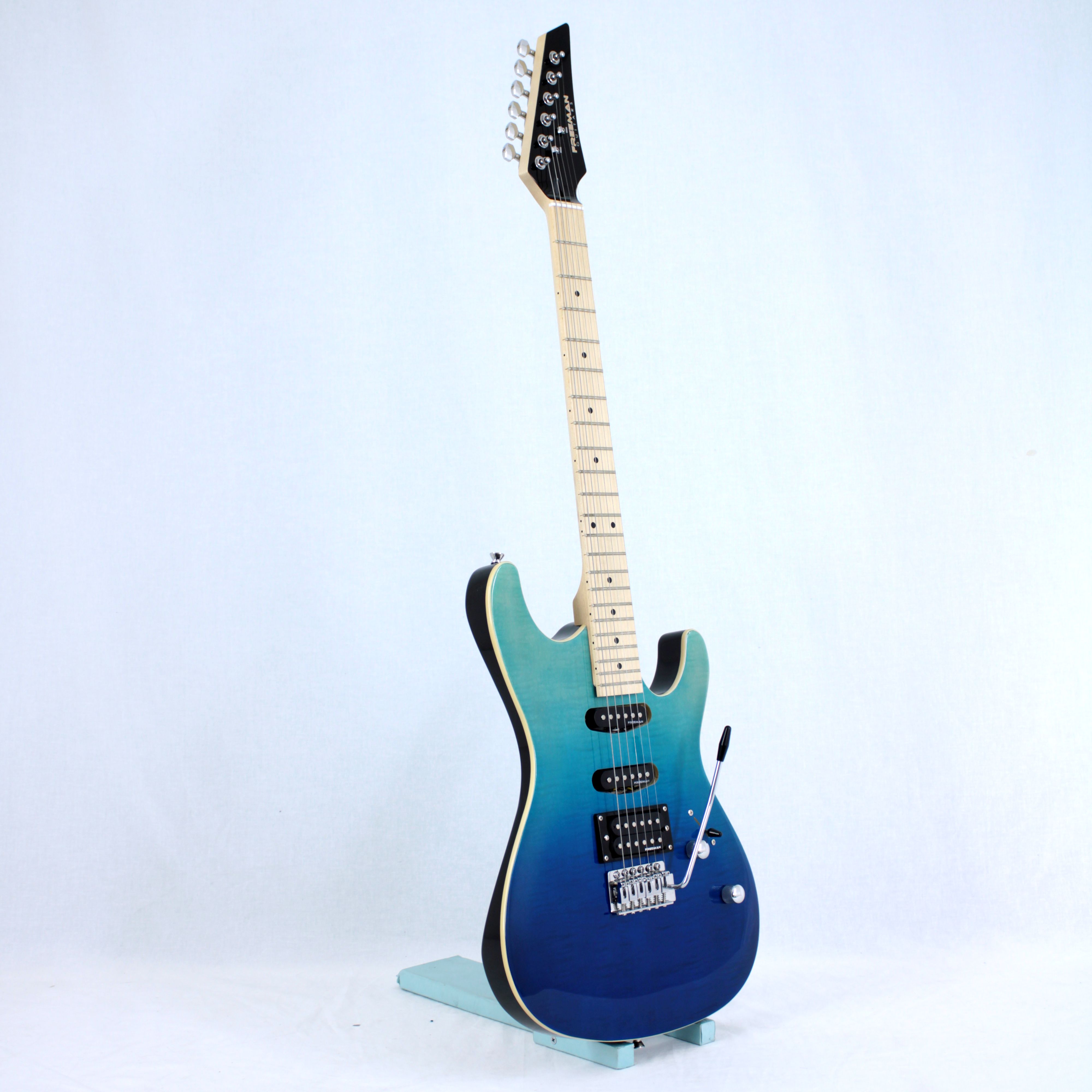 Guitarra eléctrica Freeman SRG-180 FMT FSB Azul OPENBOX foto 2