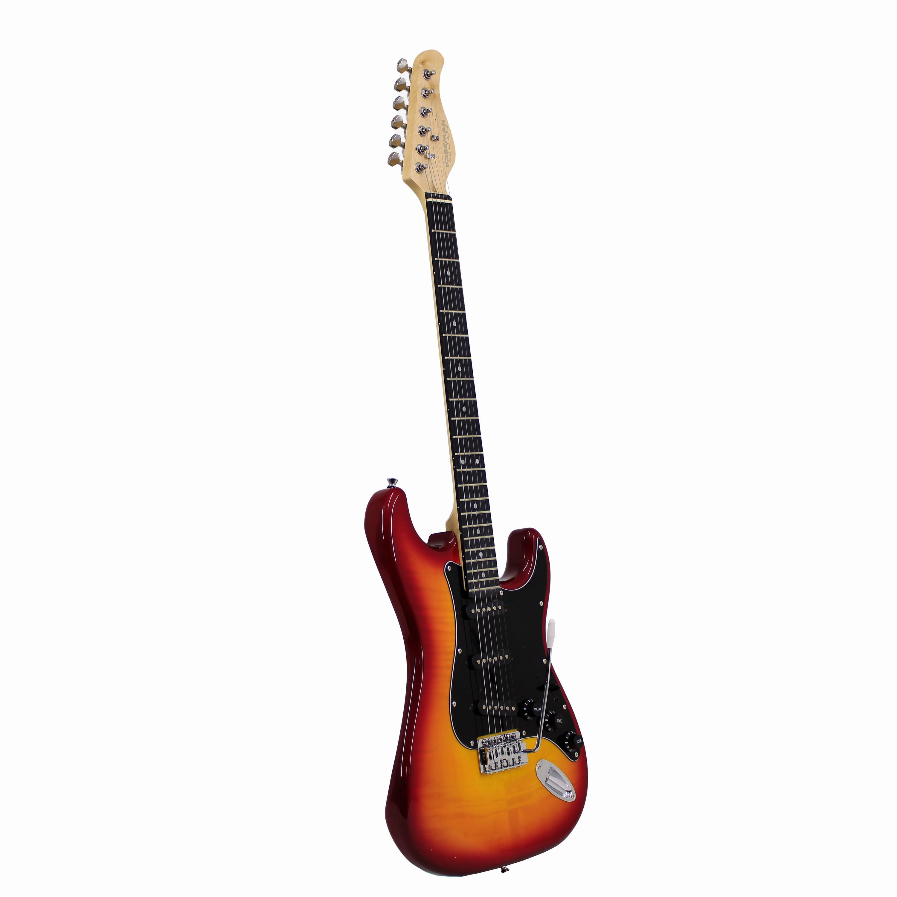 Guitarra eléctrica Freeman SST-412 FMT 2TS Sunburst foto 3