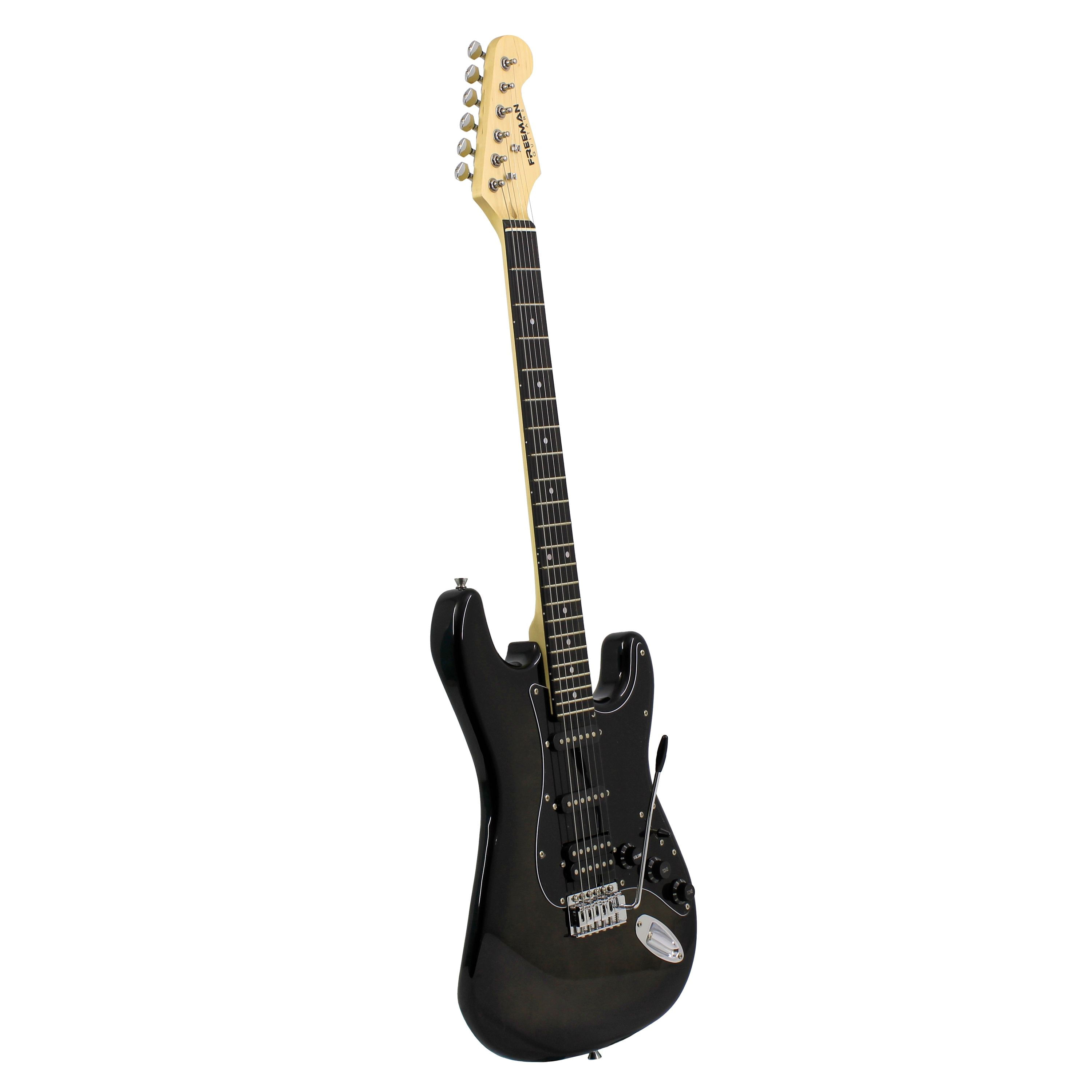 Guitarra eléctrica Freeman STRAT Black/Grey Burst foto 2