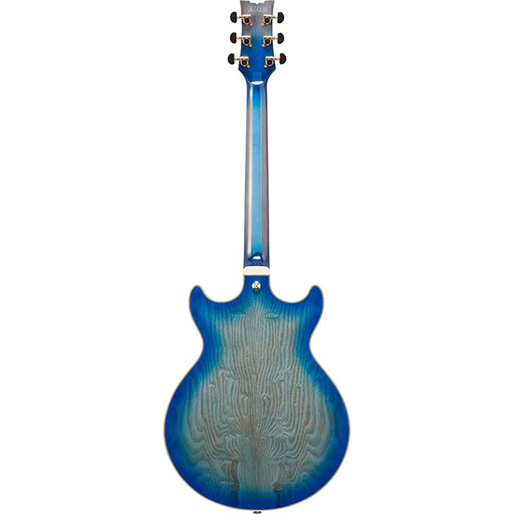Guitarra Eléctrica Hollow Body Ibanez AM Artcore Expressionist AM93QA JBB - Jet Blue Burst foto 4