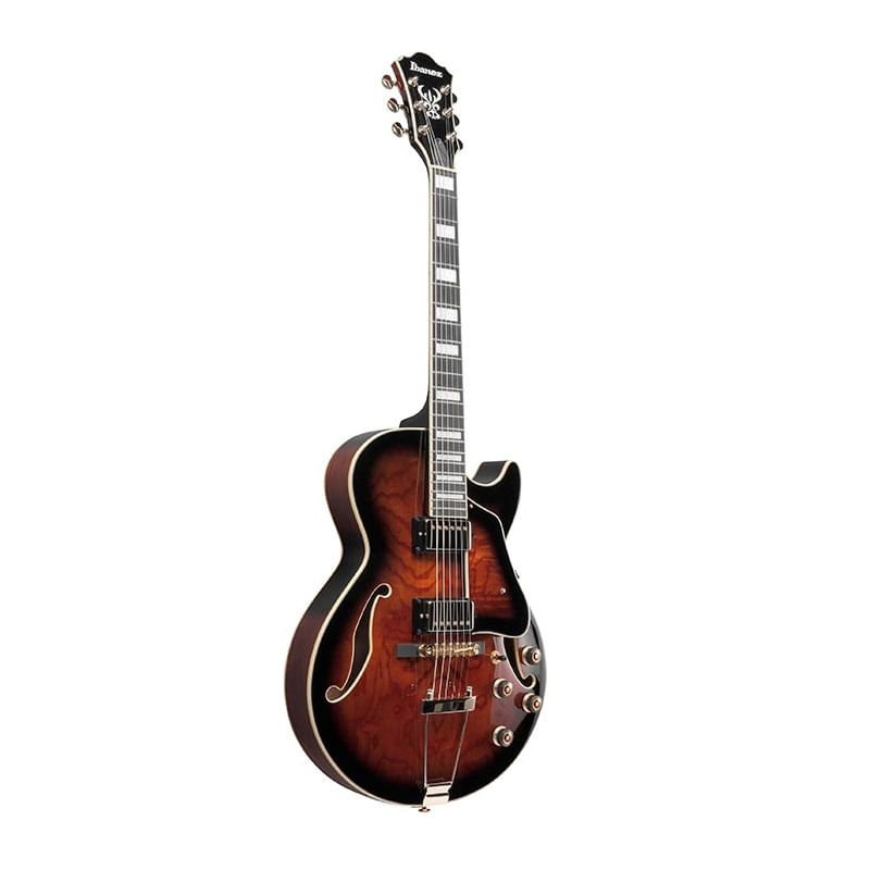 Guitarra eléctrica Ibanez Artcore AG95QA - Dark Brown Sunburst foto 2