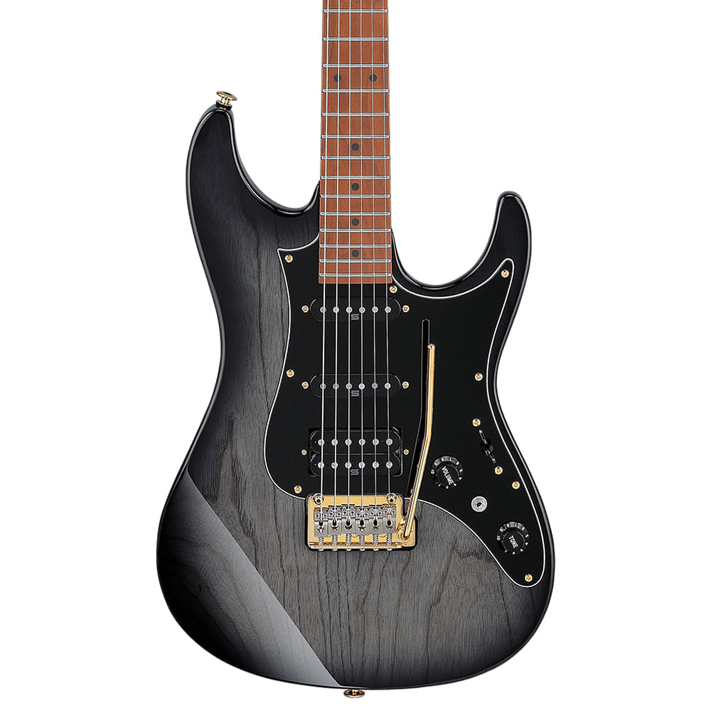 Guitarra Eléctrica Ibanez AZ Prestige AZ2204AG TGB - Transparent Gray Burst foto 2