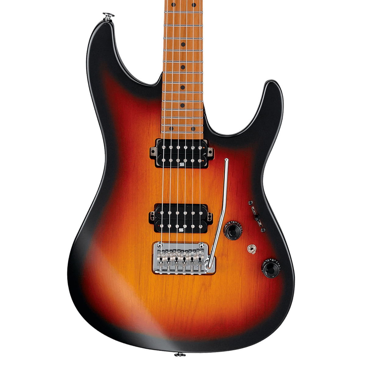 Guitarra eléctrica Ibanez AZ2402 Prestige - Tri Burst Fade Flat foto 4