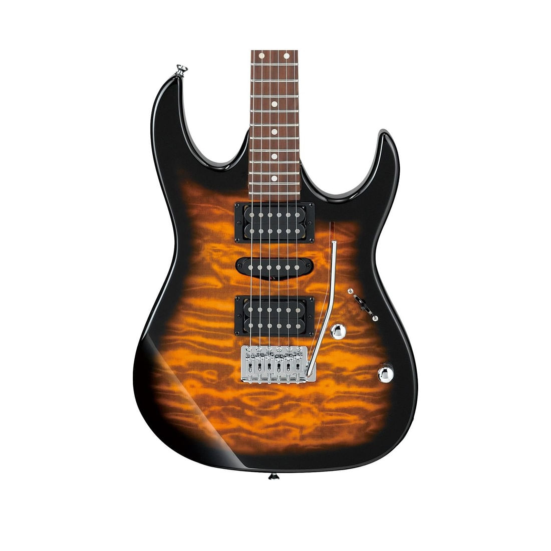 Guitarra eléctrica Ibanez GIO GRX70QA - Sunburst foto 3
