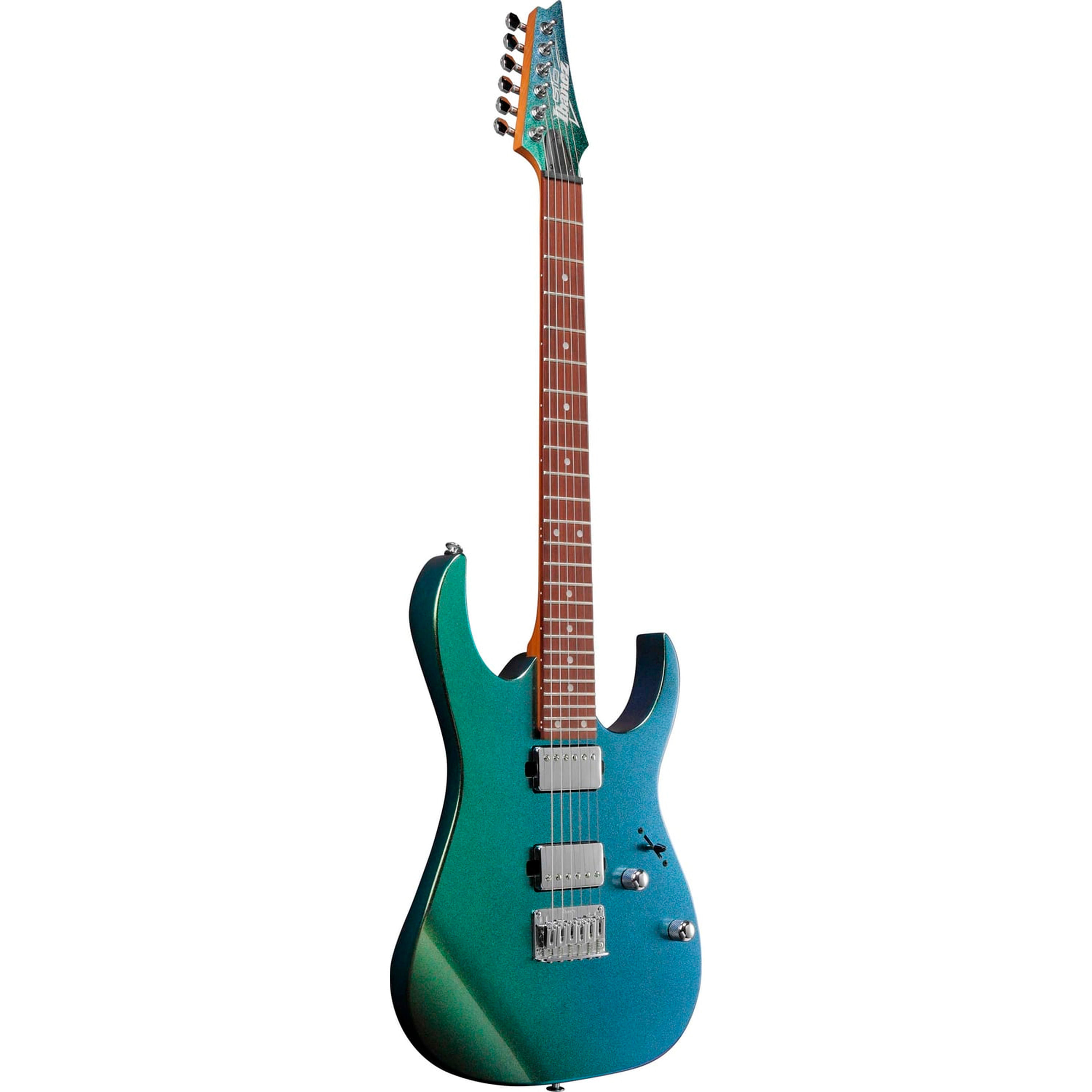 Guitarra eléctrica Ibanez GRG121SP color Green Yellow Chameleon foto 4