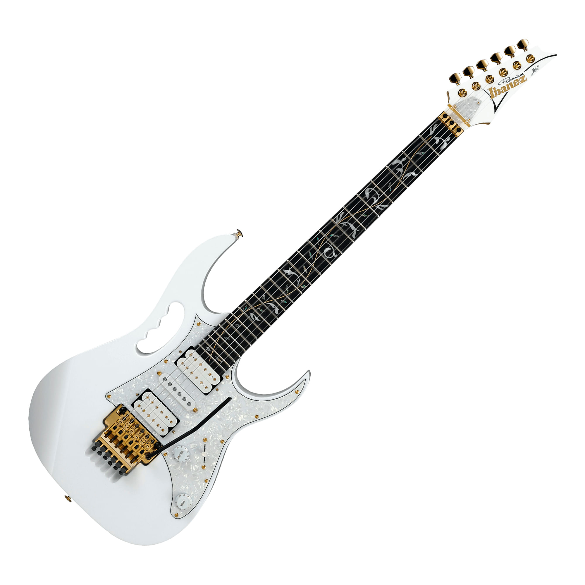 Guitarra eléctrica Ibanez JEM7VP Signature Steve Vai - White