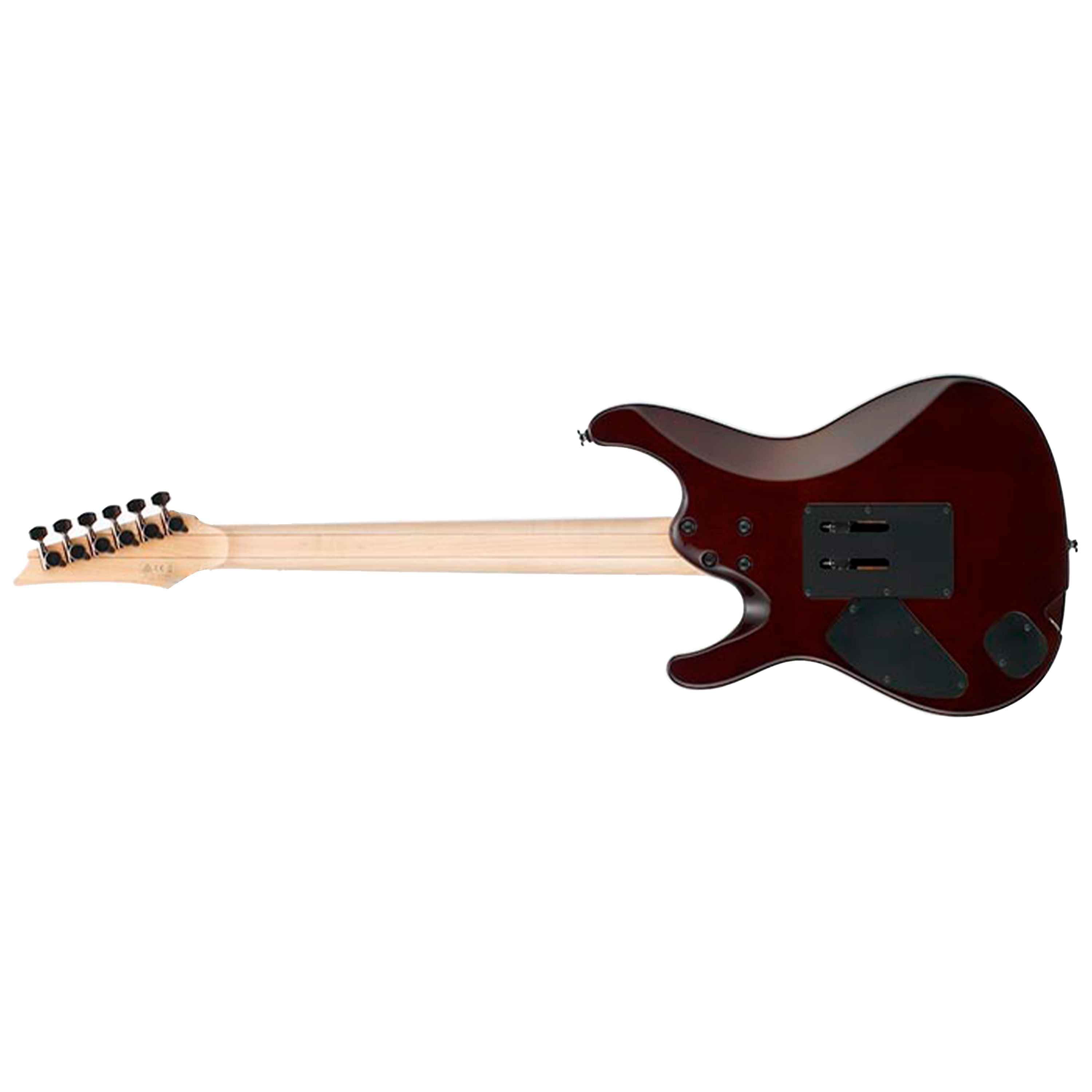Guitarra eléctrica Ibanez KIKO100 Transparent Ruby Red con case foto 3