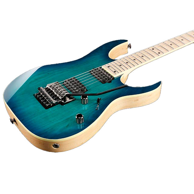 Guitarra eléctrica Ibanez RG652AHM Prestige - Nebula Green Burst foto 3