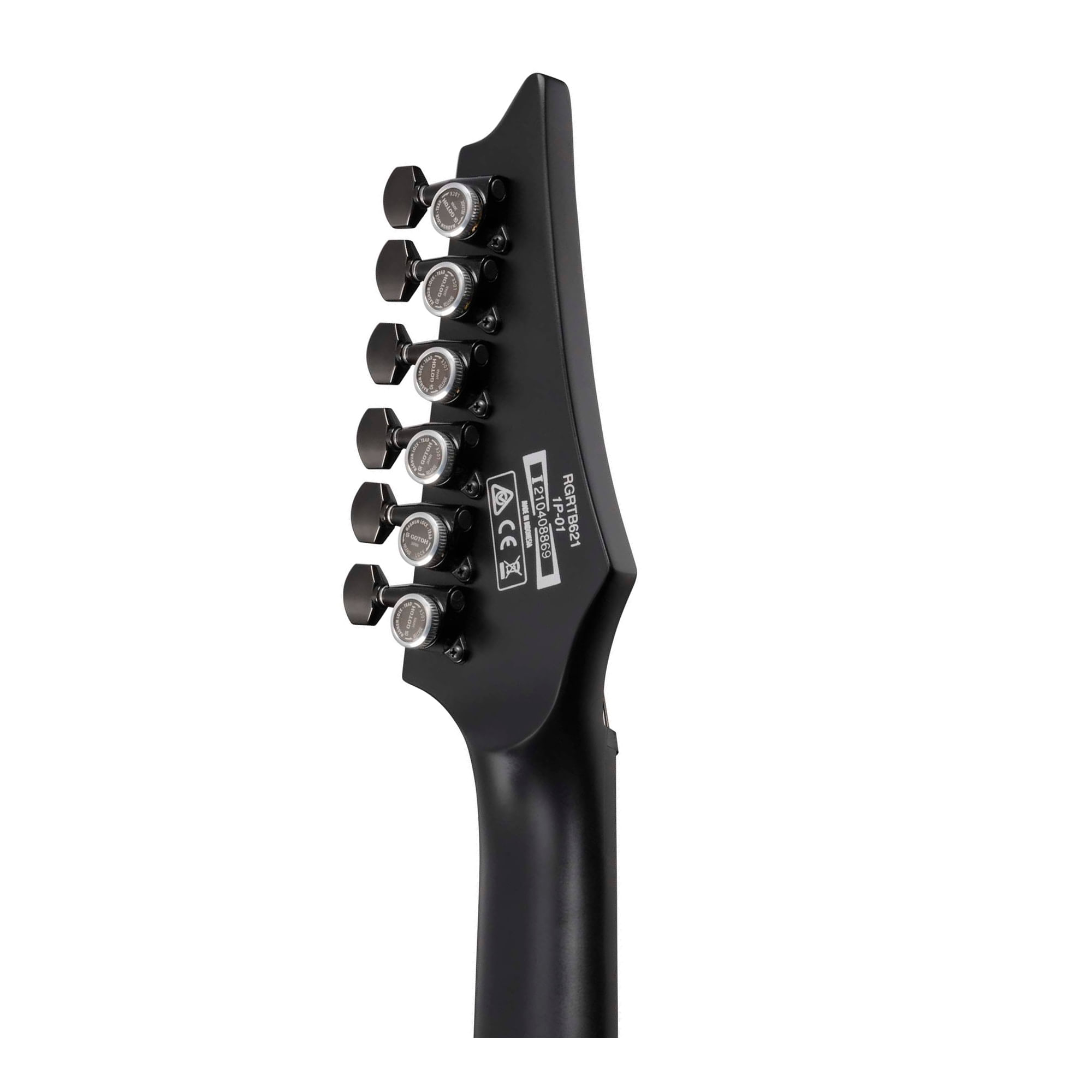 Guitarra eléctrica Ibanez RGRTB621 Iron Label - Black Flat foto 5