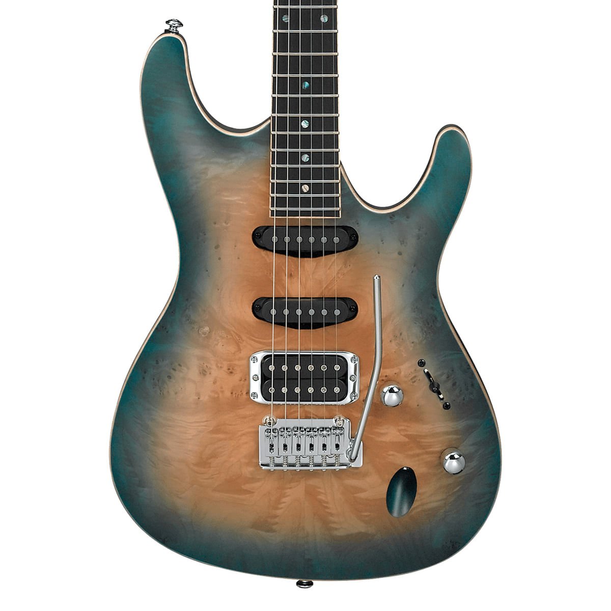 Guitarra eléctrica Ibanez SA460MBW - Sunset Blue Burst foto 2