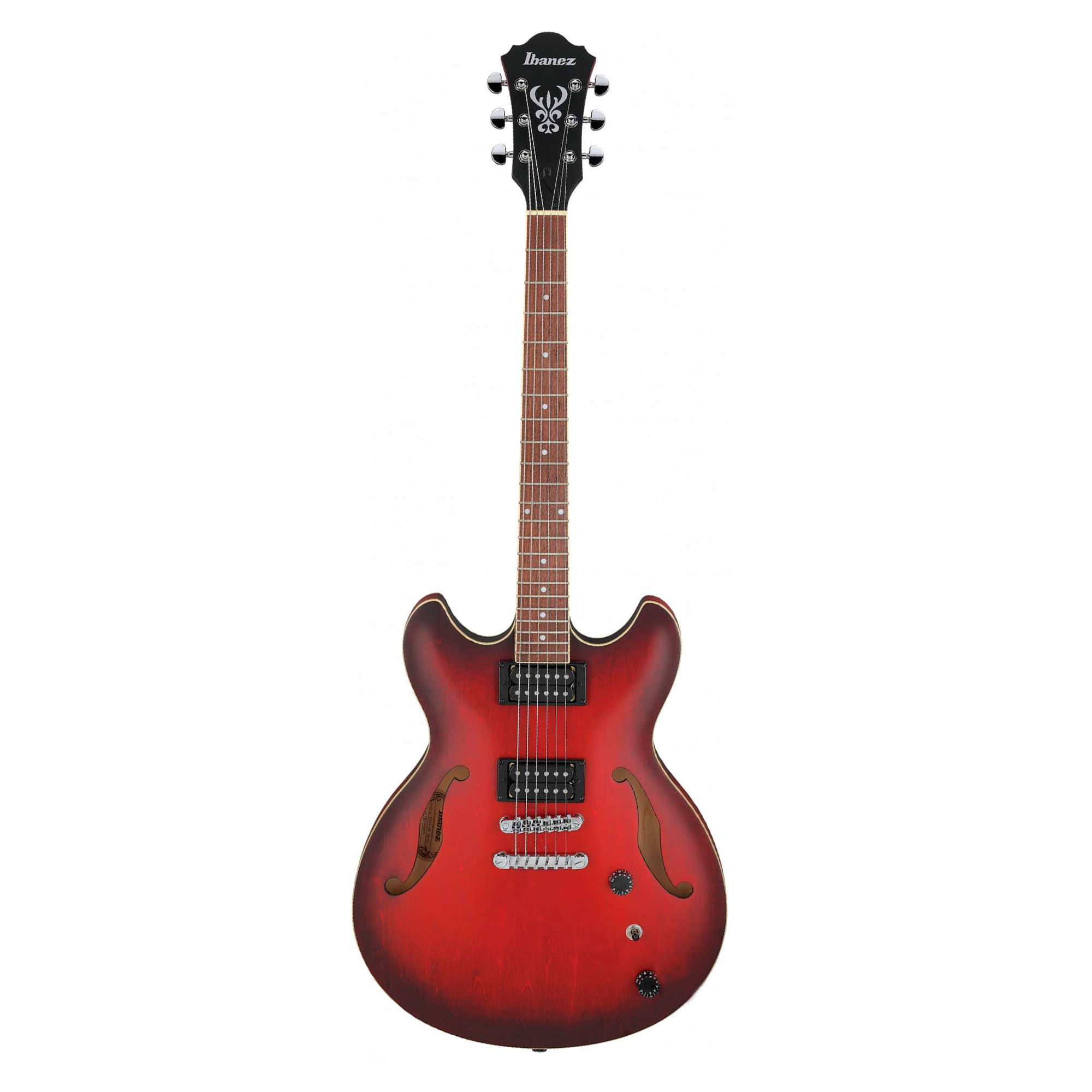 Guitarra eléctrica Ibanez Semi-Hollow AS53 - Sunburst Red Flat foto 2
