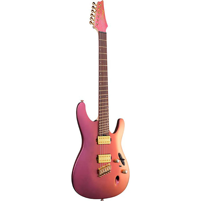 Guitarra eléctrica Ibanez SML721- Rose Gold Chameleon foto 3