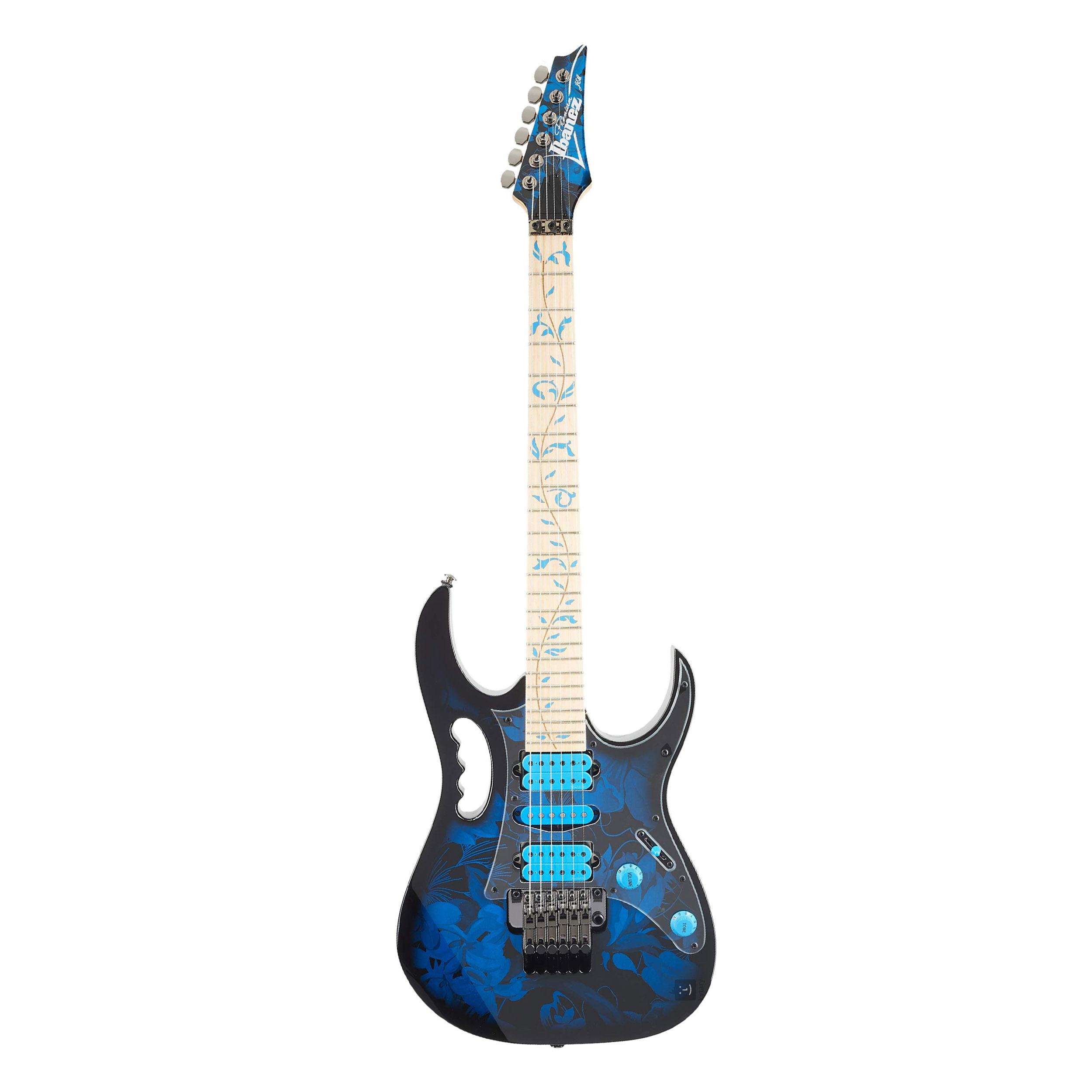 Guitarra eléctrica Ibanez JEM77P Signature Steve Vai - Blue Floral Pattern foto 3