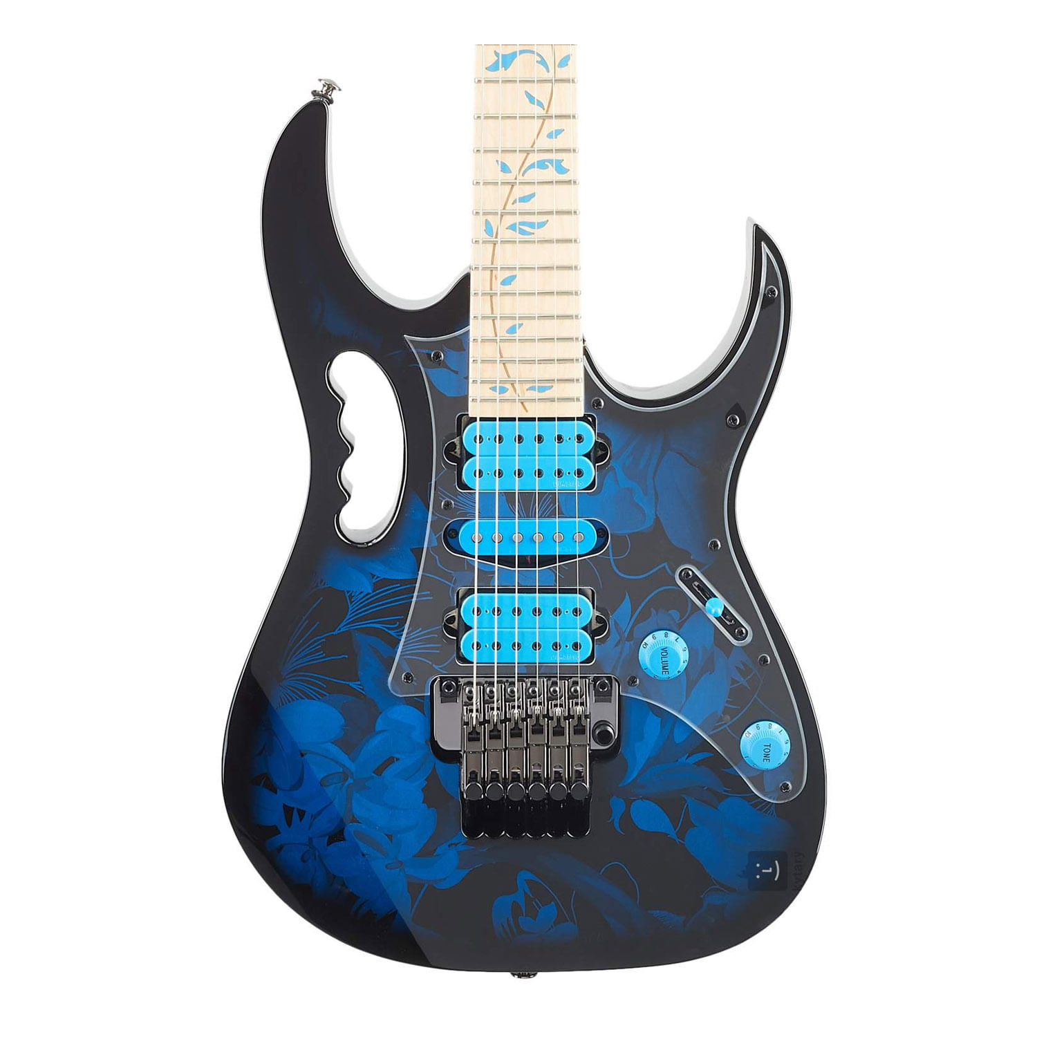 Guitarra eléctrica Ibanez JEM77P Signature Steve Vai - Blue Floral Pattern foto 5