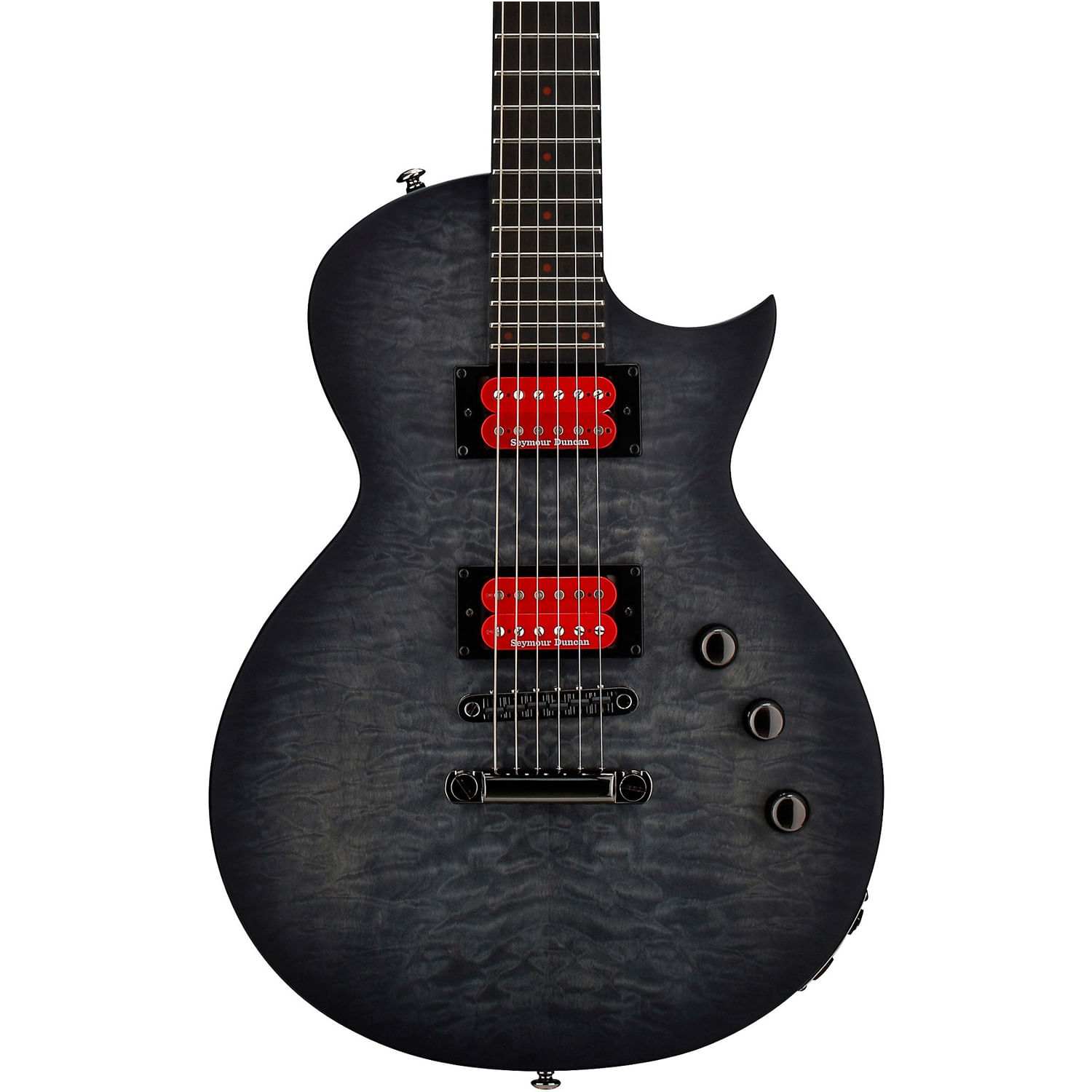 Guitarra eléctrica LTD BB-600 Ben Burnley Baritone - See Thru Black Sunburst Satin foto 2