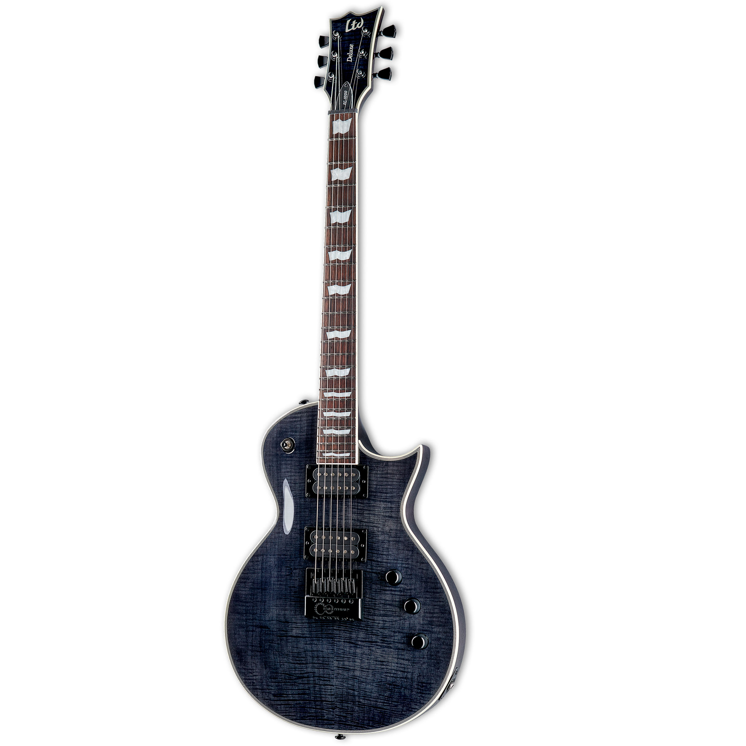 Guitarra eléctrica LTD EC-1000 Evertune - See Thru Black foto 3