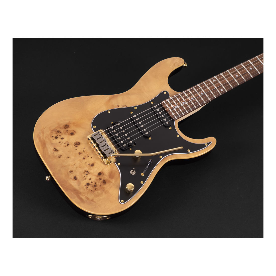 Guitarra eléctrica Michael Kelly Custom Collection 60 Burl Ultra - Natural Burl foto 2