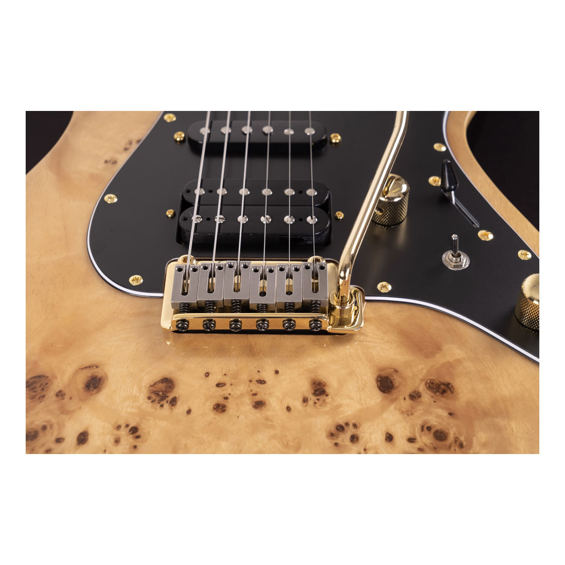 Guitarra eléctrica Michael Kelly Custom Collection 60 Burl Ultra - Natural Burl foto 3