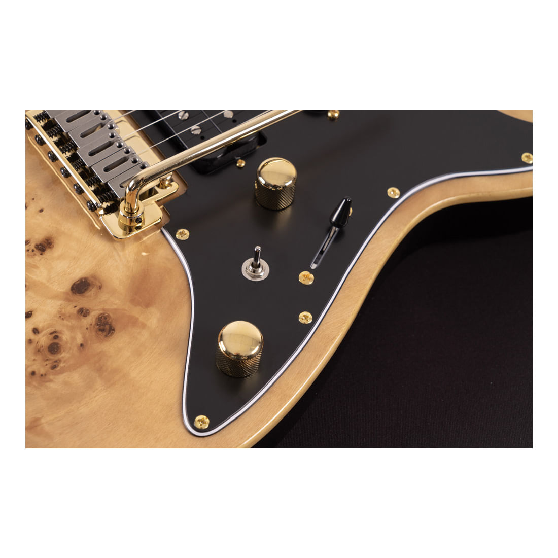 Guitarra eléctrica Michael Kelly Custom Collection 60 Burl Ultra - Natural Burl foto 4