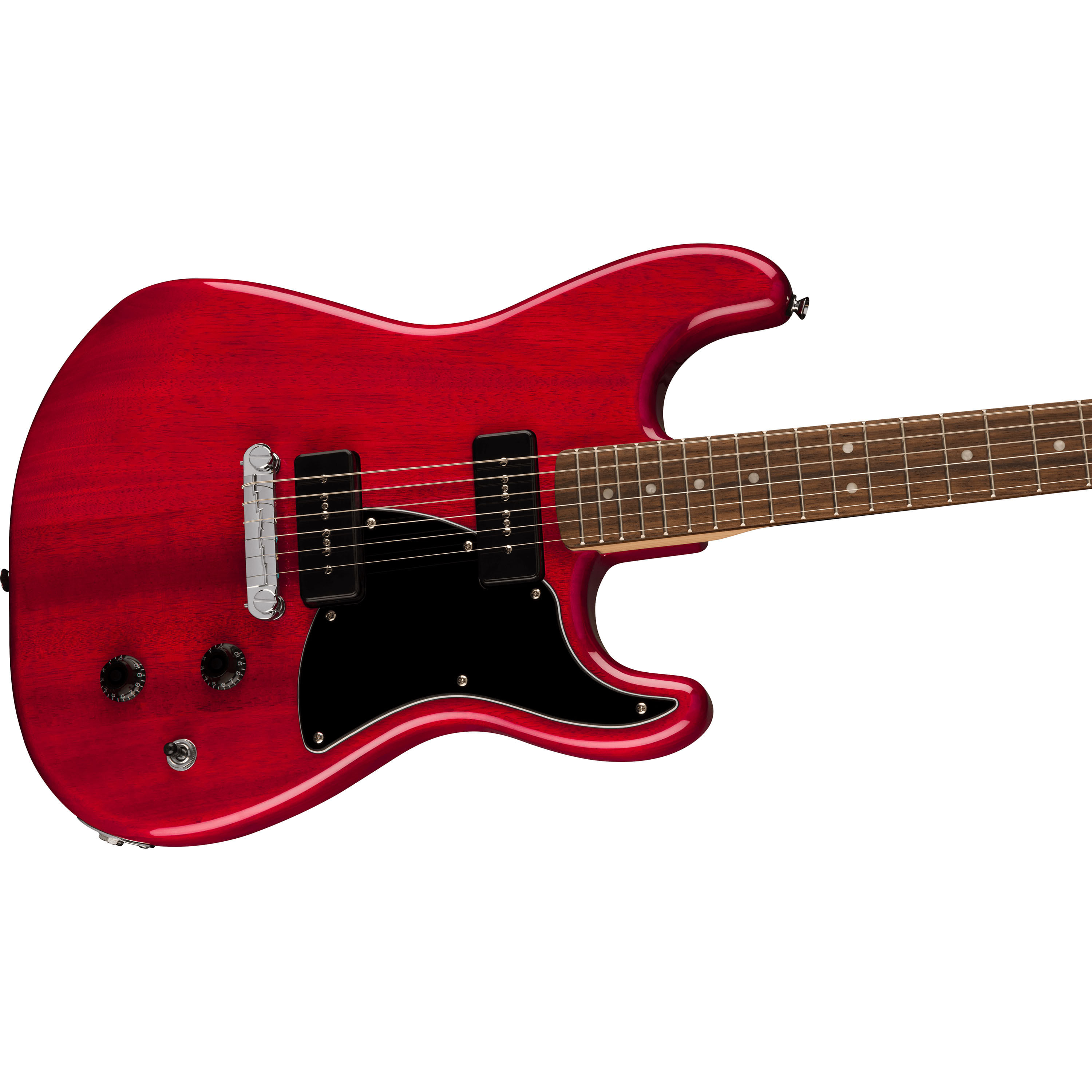 Guitarra eléctrica Squier Paranormal Strat-O-Sonic™ - Crimson Red Transparent foto 4