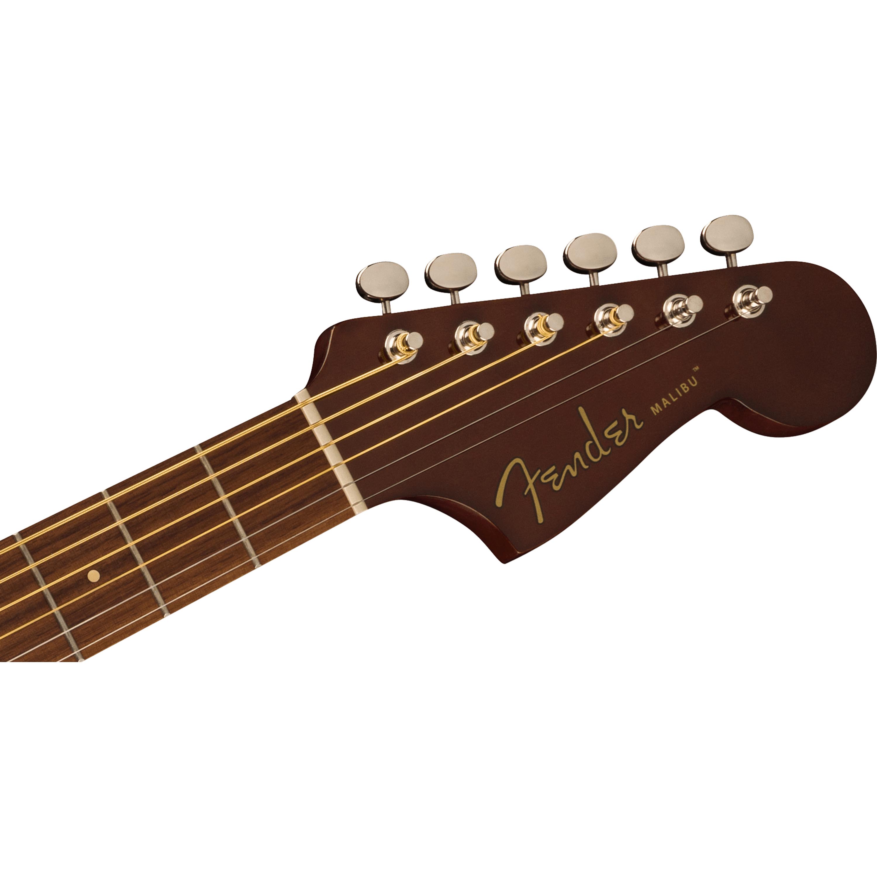 Guitarra electroacústica Fender escala corta Malibu Player - Sunburst foto 3