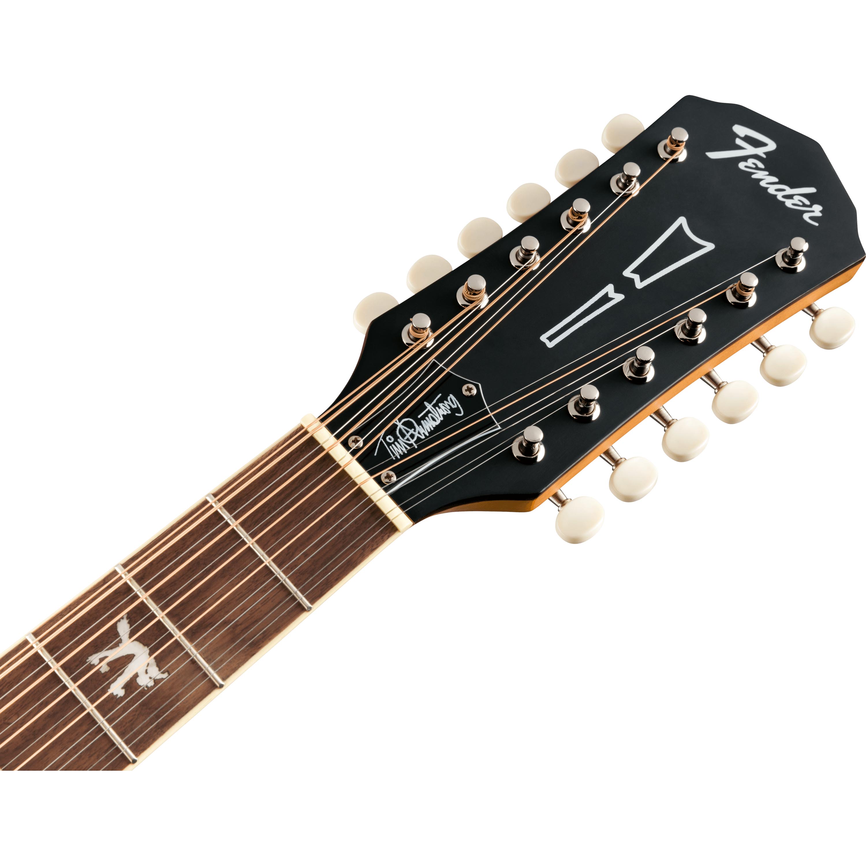 Guitarra Electroacústica Fender Tim Armstrong Hellcat-12 cuerdas - Natural foto 3