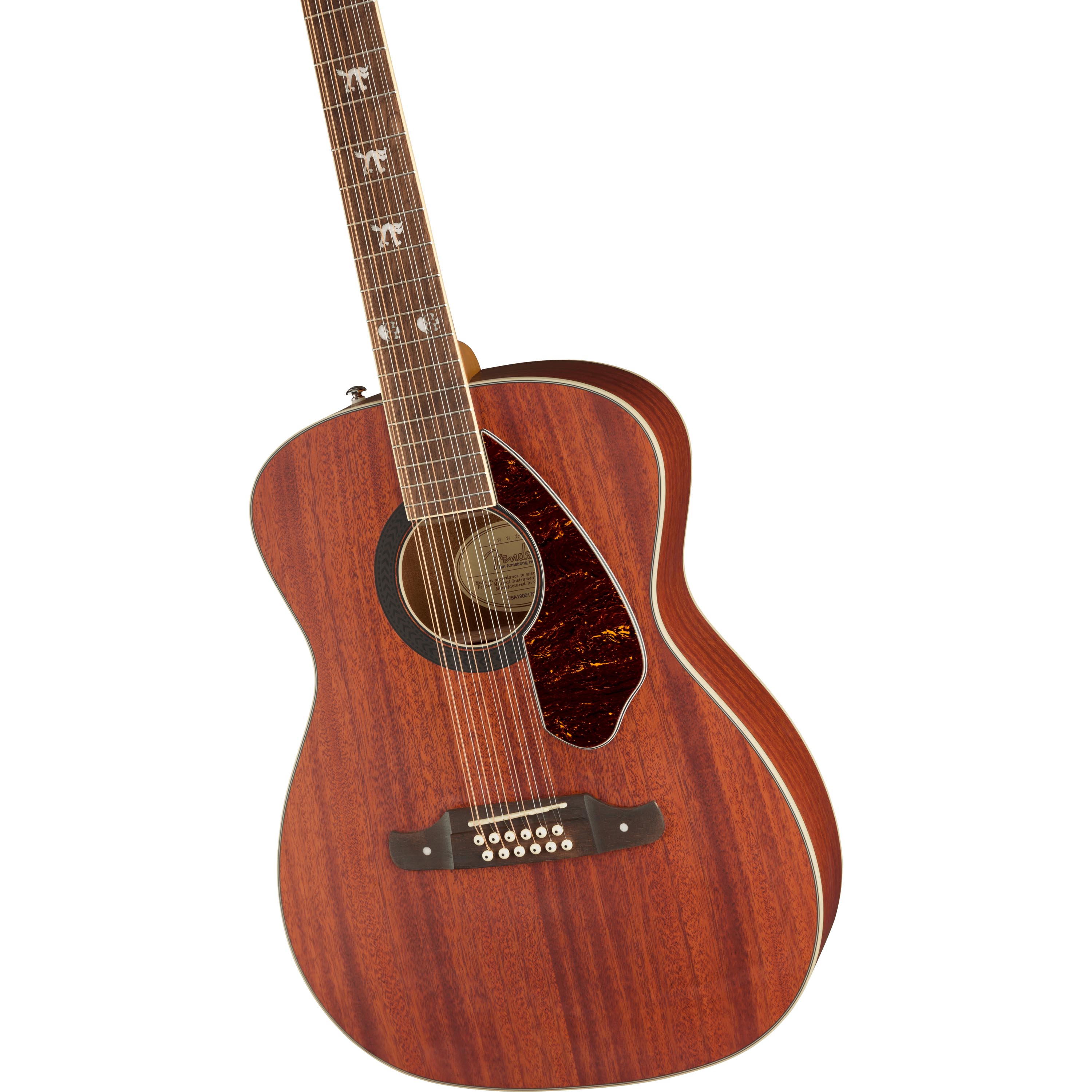Guitarra Electroacústica Fender Tim Armstrong Hellcat-12 cuerdas - Natural foto 5