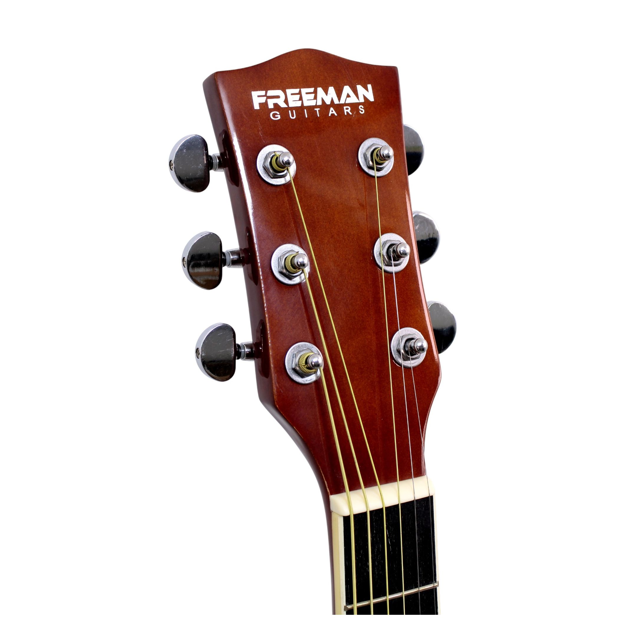 Guitarra Electroacústica Slim Freeman FRA95SCET - Natural foto 4