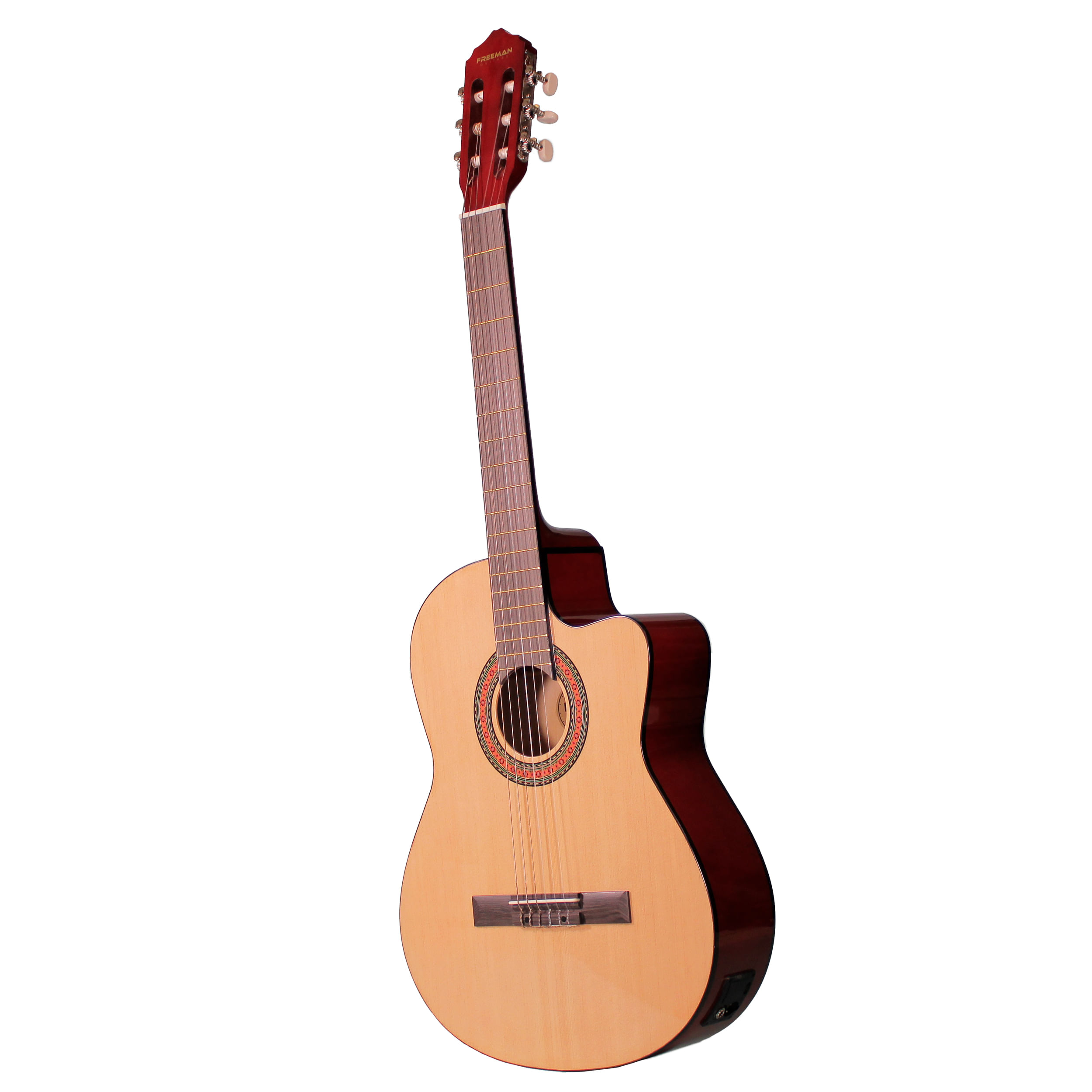 Guitarra electroacústica Freeman FRCG44CEQ - Natural foto 2