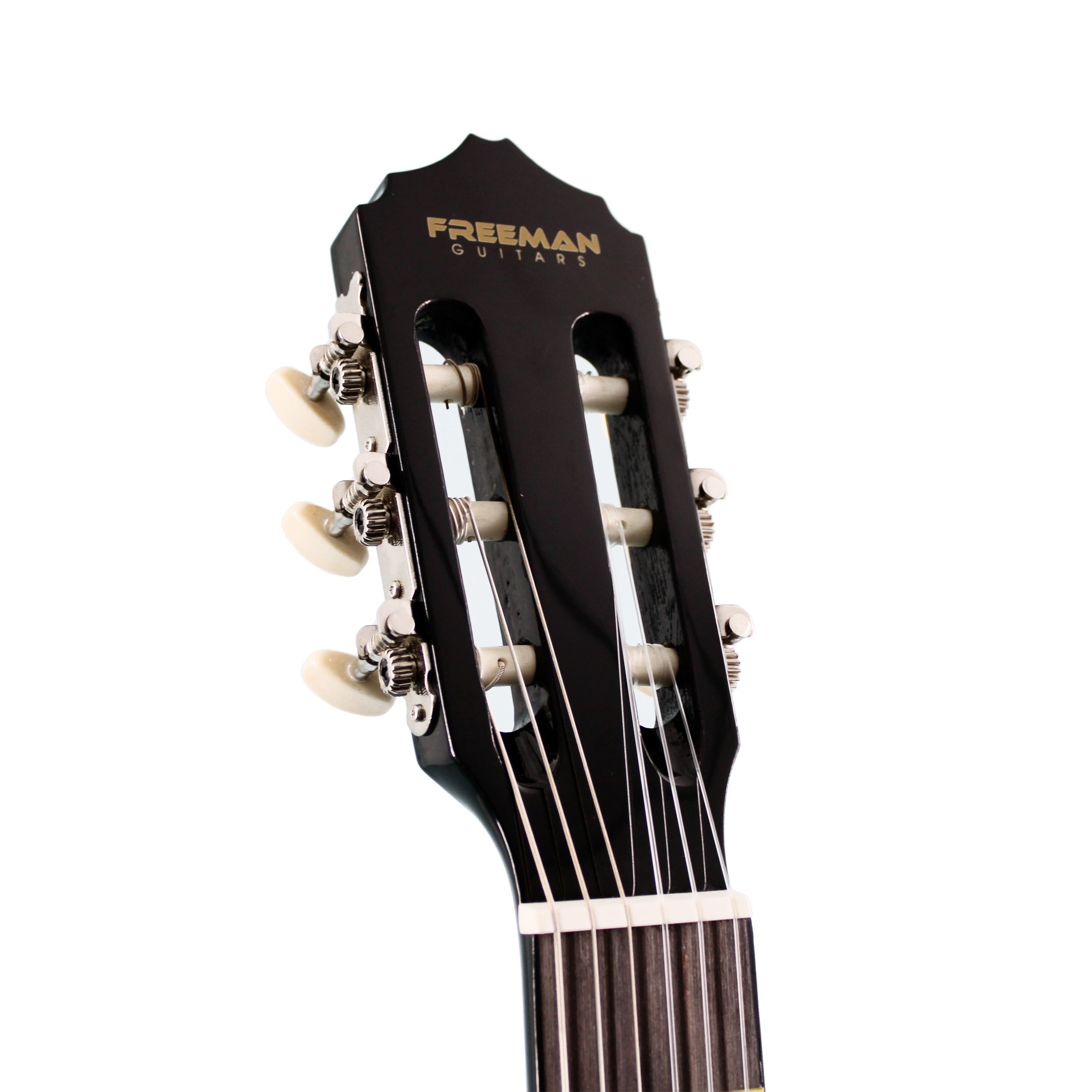Guitarra electroacústica Freeman FRCG44CEQ - Black foto 4