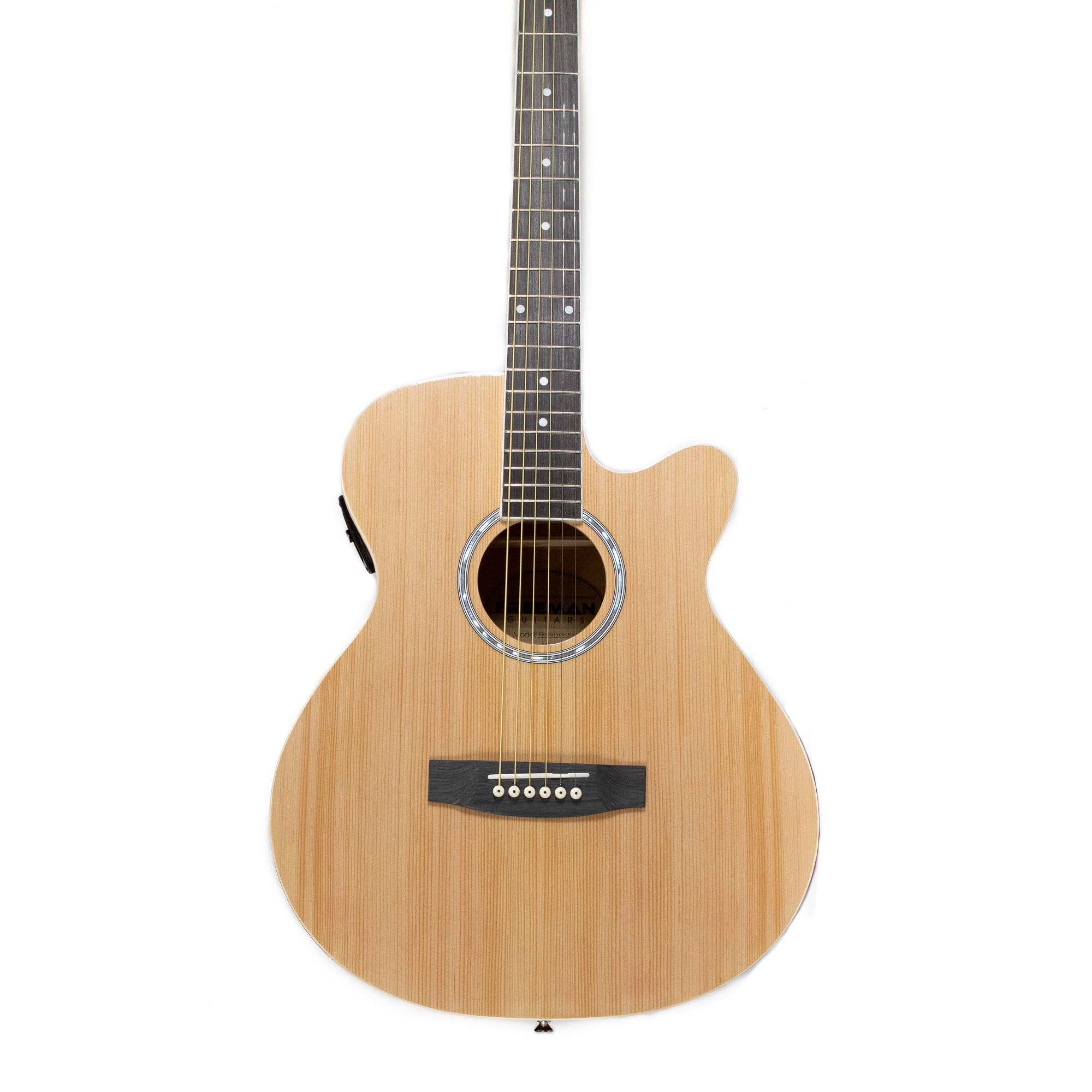 Guitarra eléctroacústica Freeman FRFG15TV Natural foto 3