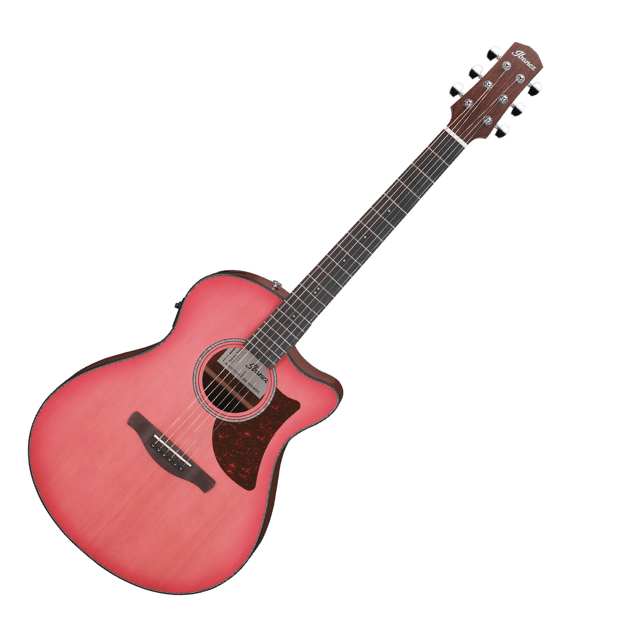 Guitarra electroacústica Ibanez AAM50CE - Coral Red Burst