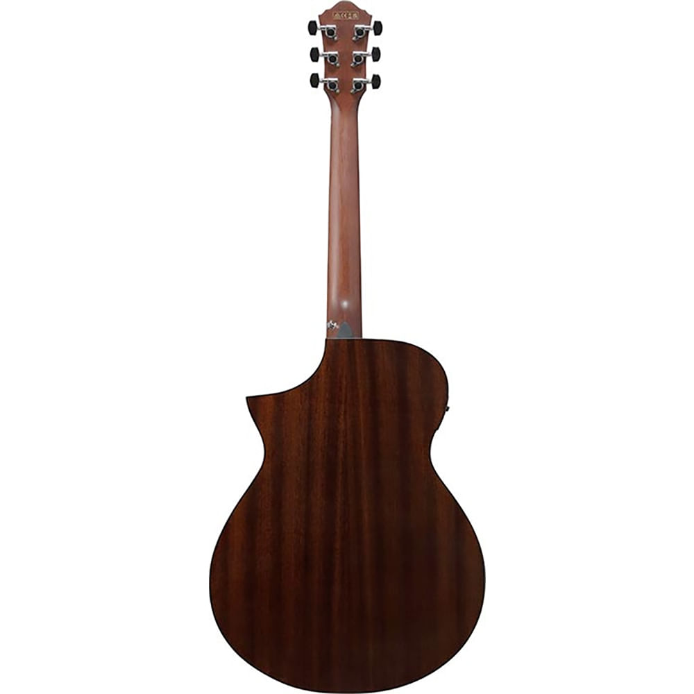 Guitarra Electroacústica Ibanez AEWC16QA TKH - Transparent Black foto 4