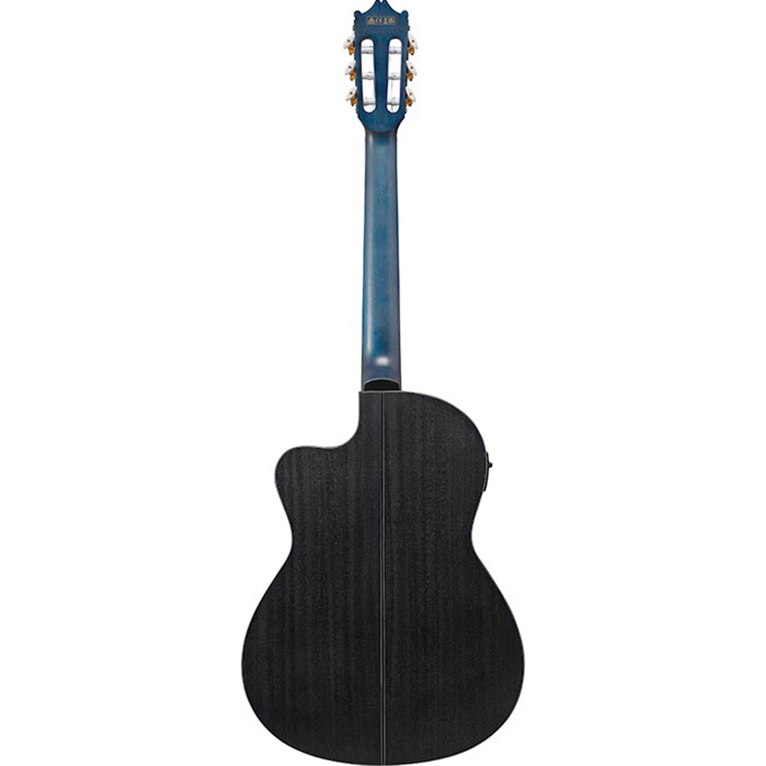 Guitarra electroacústica Ibanez Classical GA5FMTCE - Open Pore Blueberry foto 5