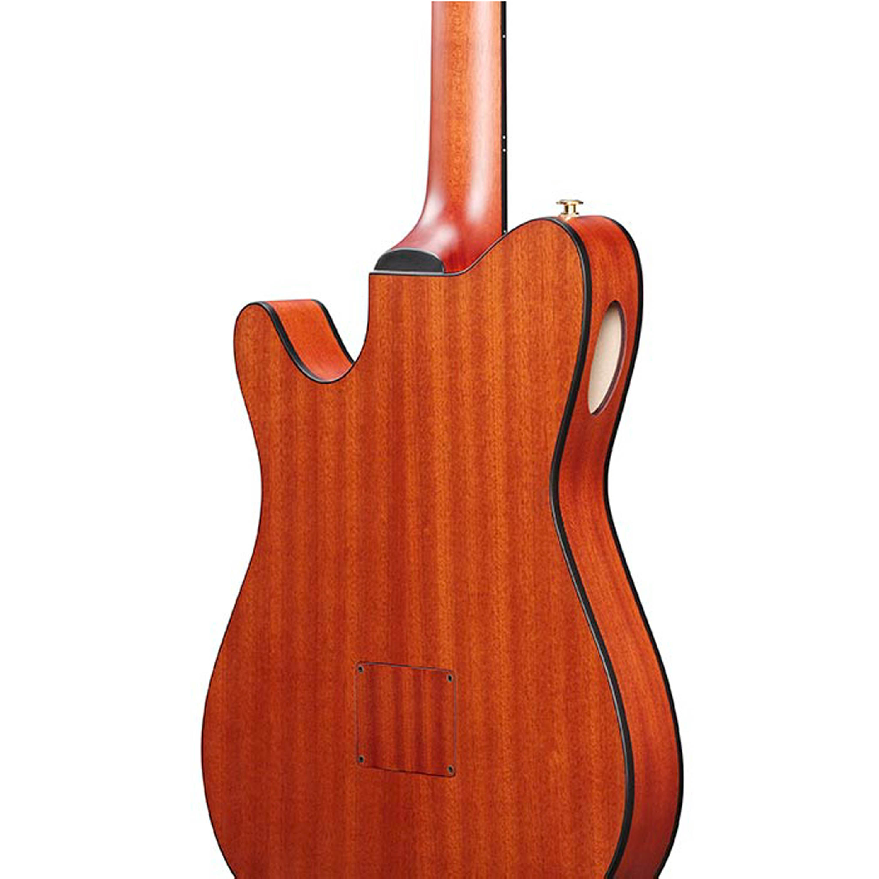 Guitarra electroacústica Ibanez FRH10N Thinline - Rose Gold Metallic Flat foto 5