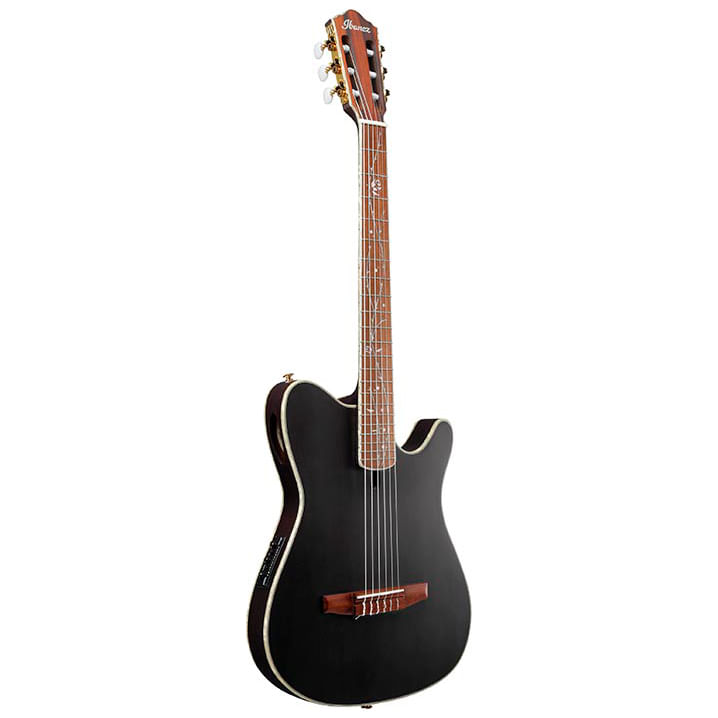 Guitarra electroacústica Ibanez TOD10N -Transparent Black Flat foto 3