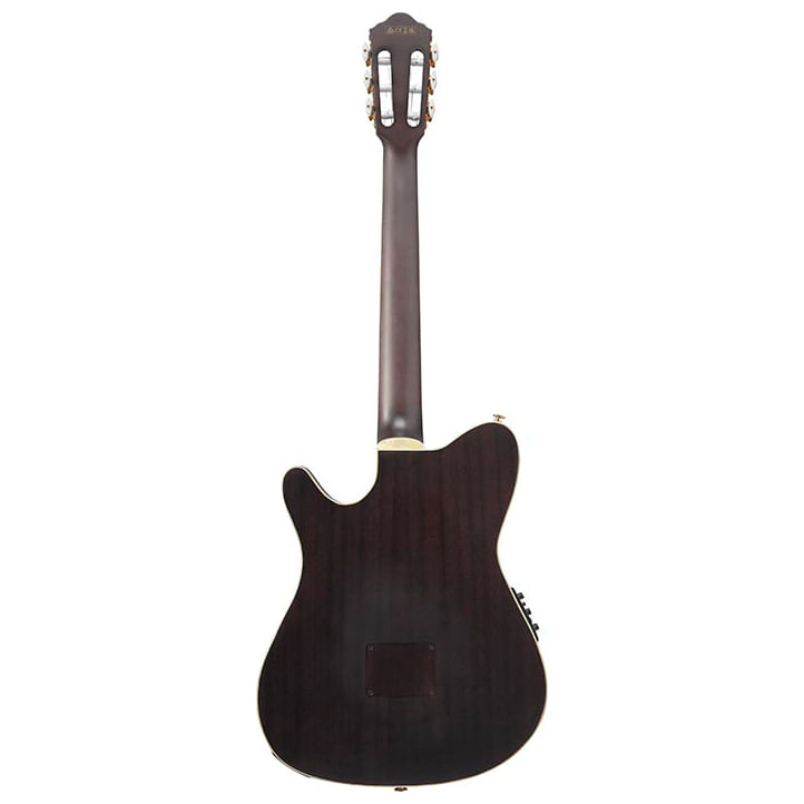 Guitarra electroacústica Ibanez TOD10N -Transparent Black Flat foto 4