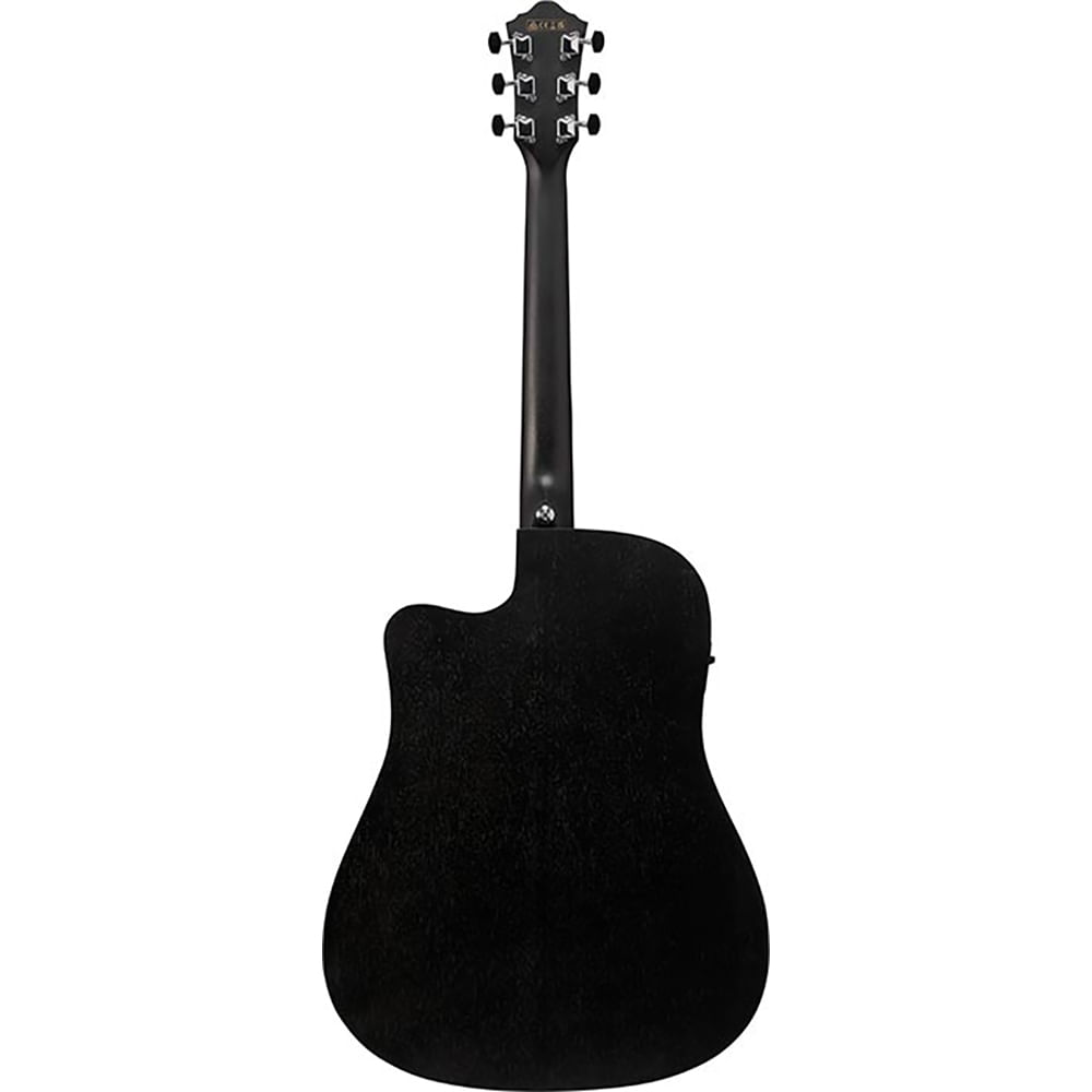 Guitarra Electroacústica Ibanez V Series V44CE WK - Weathered Black Open Pore foto 4