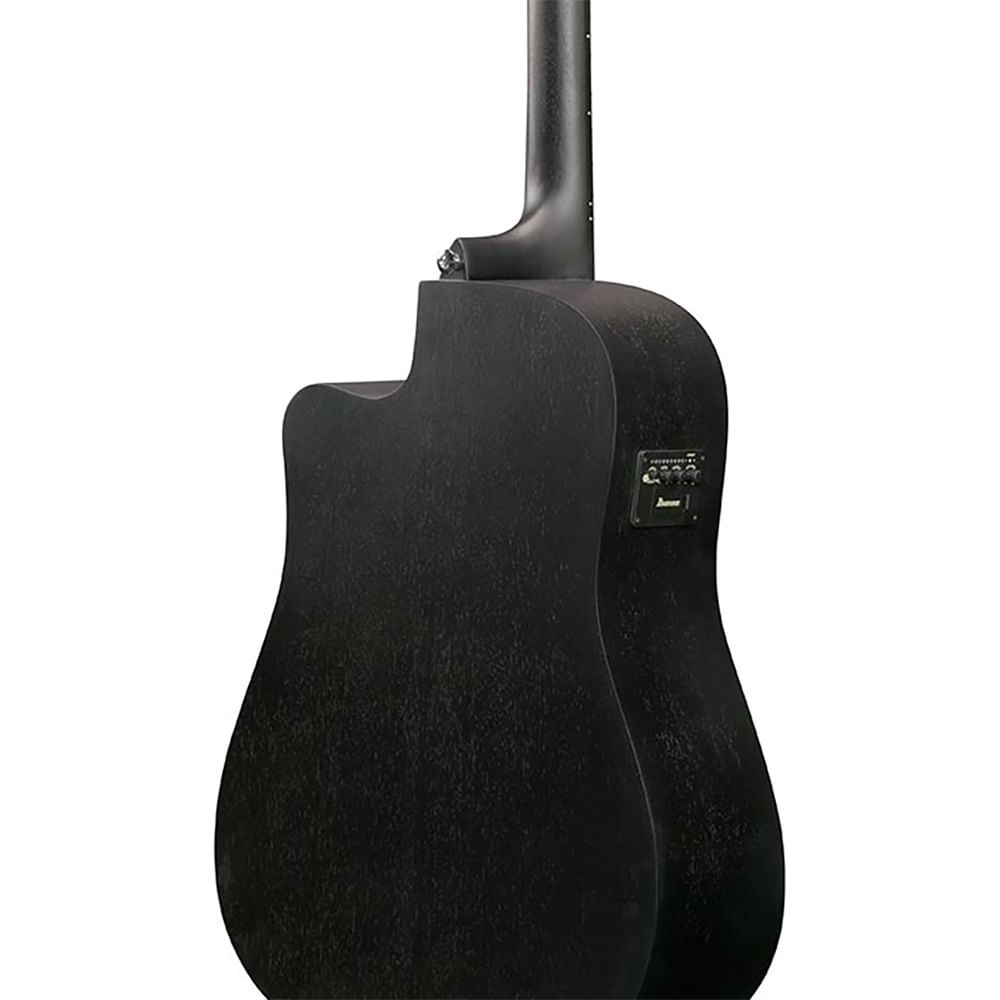 Guitarra Electroacústica Ibanez V Series V44CE WK - Weathered Black Open Pore foto 5