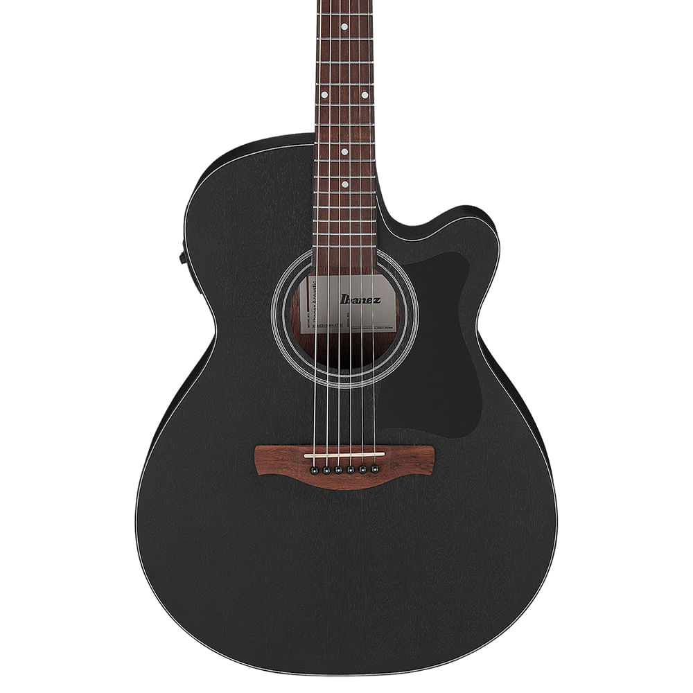Guitarra Electroacústica Ibanez V Series VC44CE WK - Weathered Black Open Pore foto 2