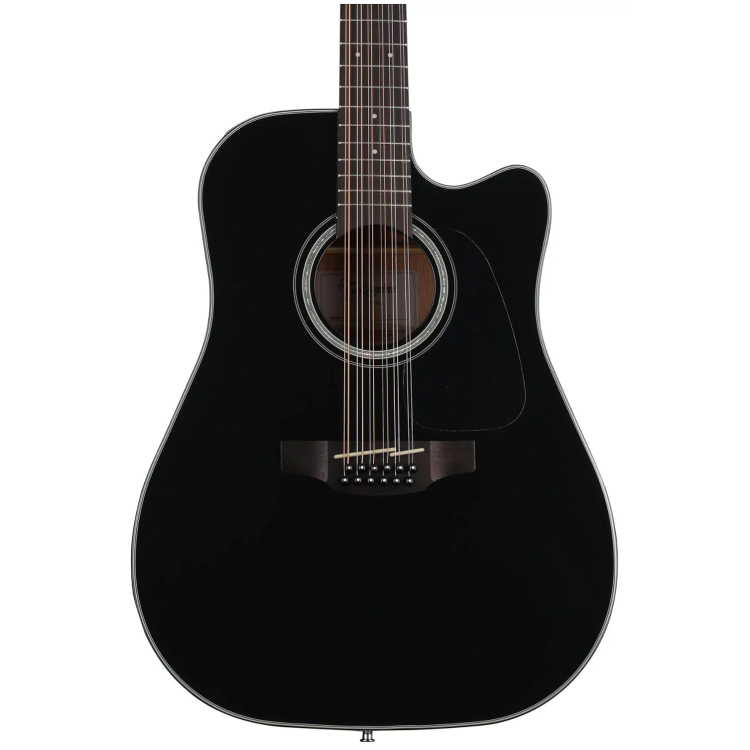 Guitarra electroacústica Takamine GD30CE-12 - con cutaway - 12 cuerdas - color negro foto 3