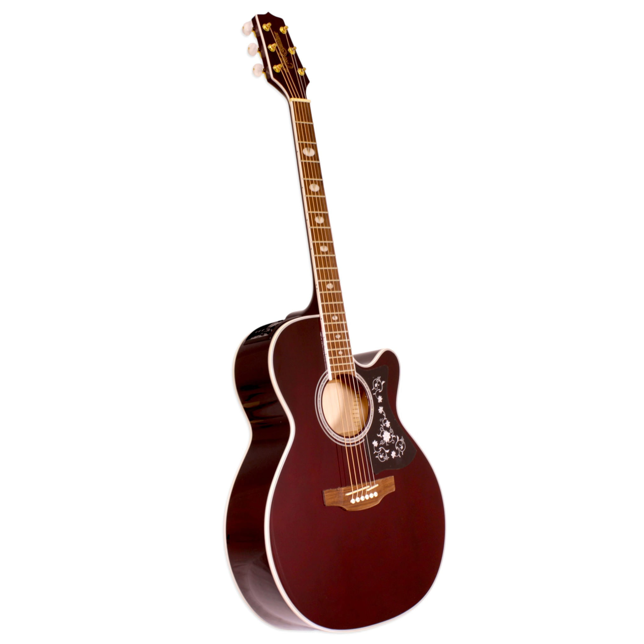 Guitarra electroacústica Takamine GN75CE - color wine red foto 3