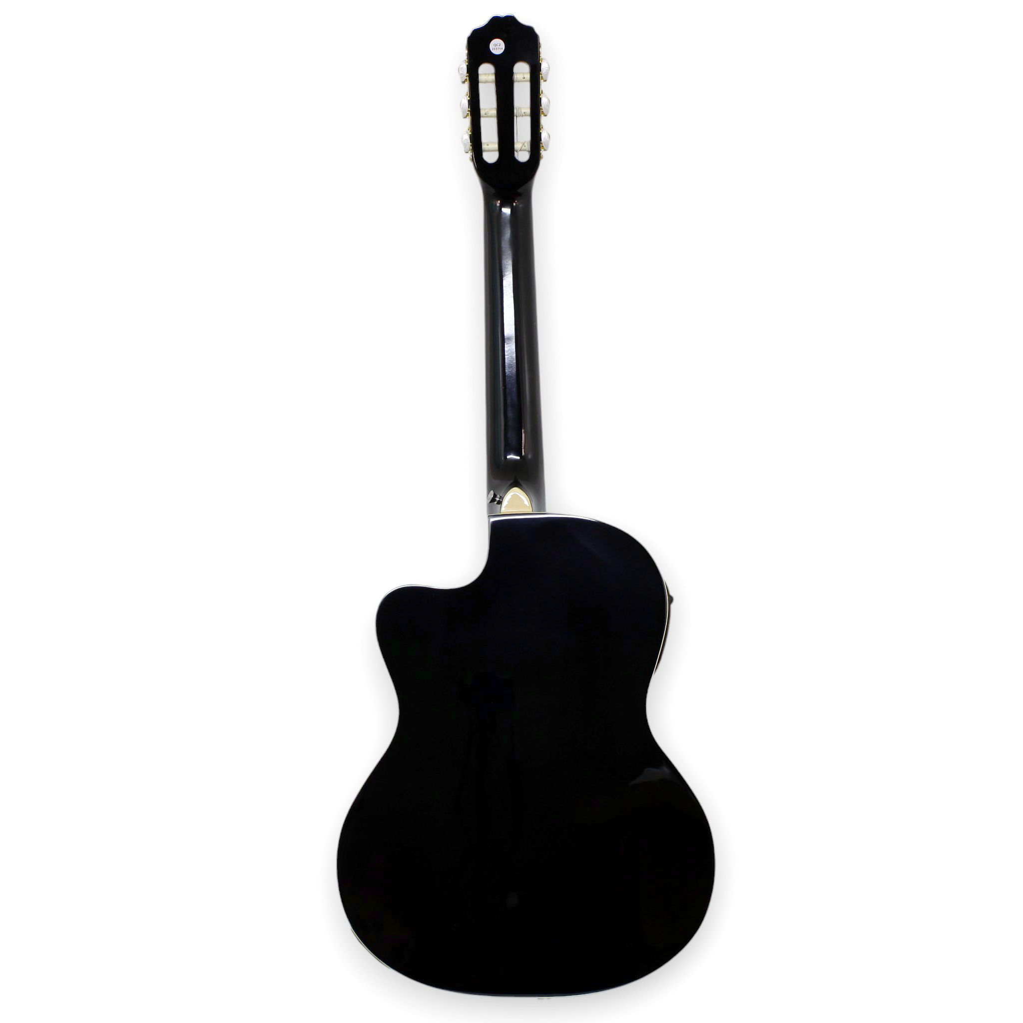 Guitarra electroacústica Vizcaya cuerda de nylon FRA95NCET BK foto 3