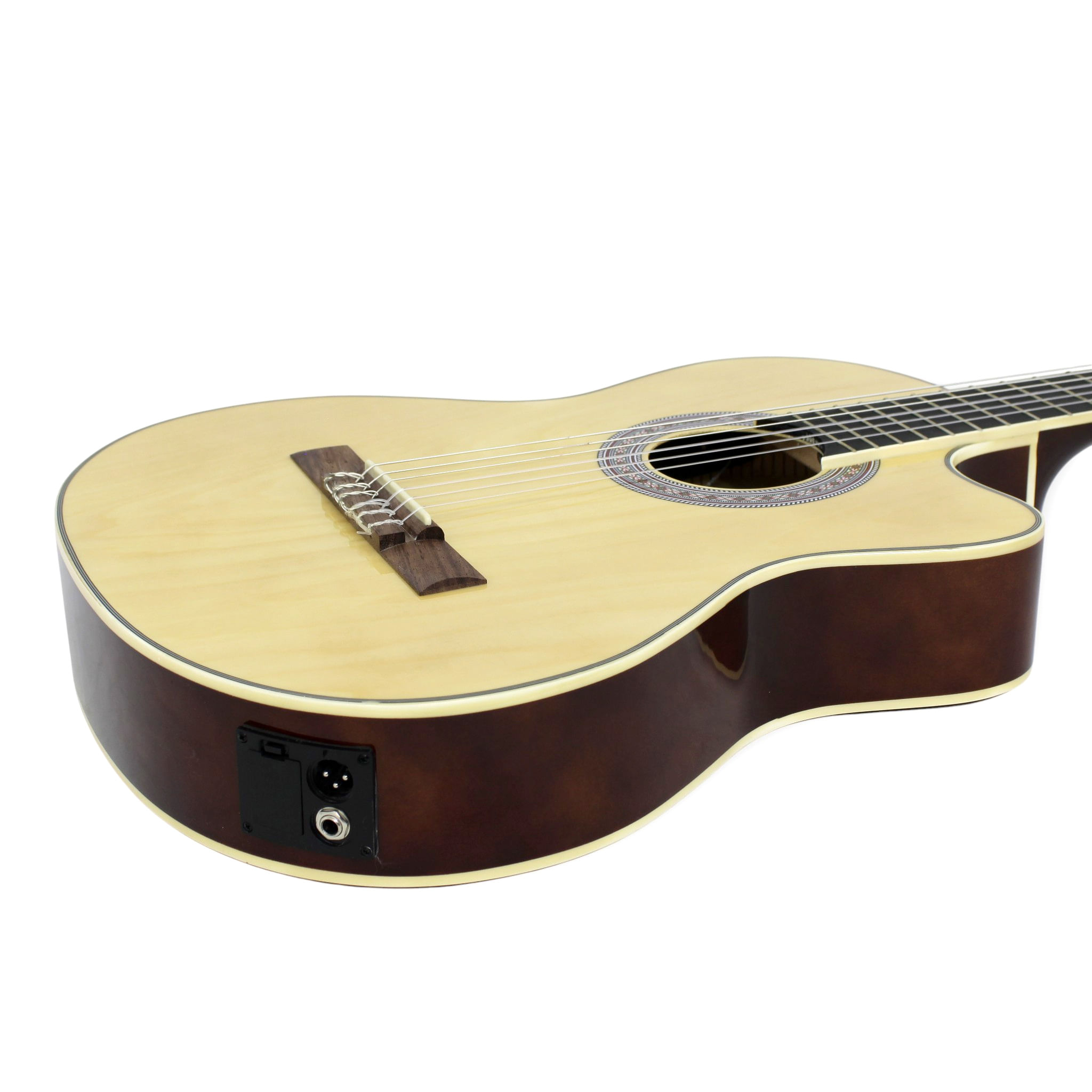 Guitarra electroacústica Vizcaya cuerda de nylon FRA95NCET NT foto 5