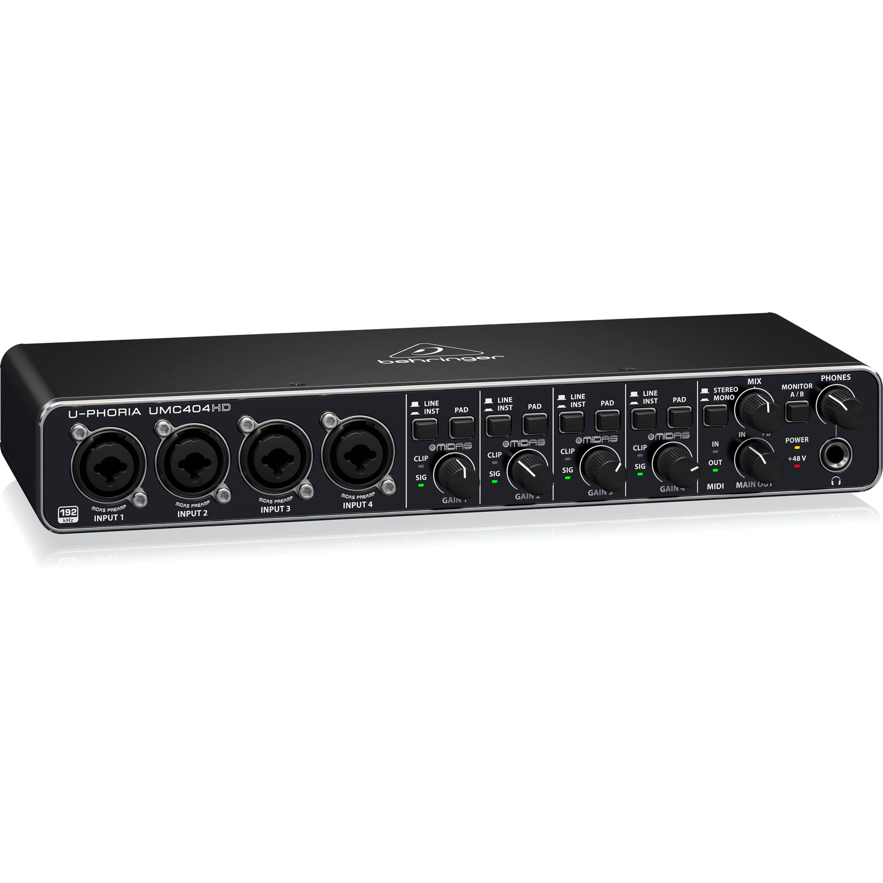 Interfaz de audio Behringer U-Phoria UMC404HD foto 3
