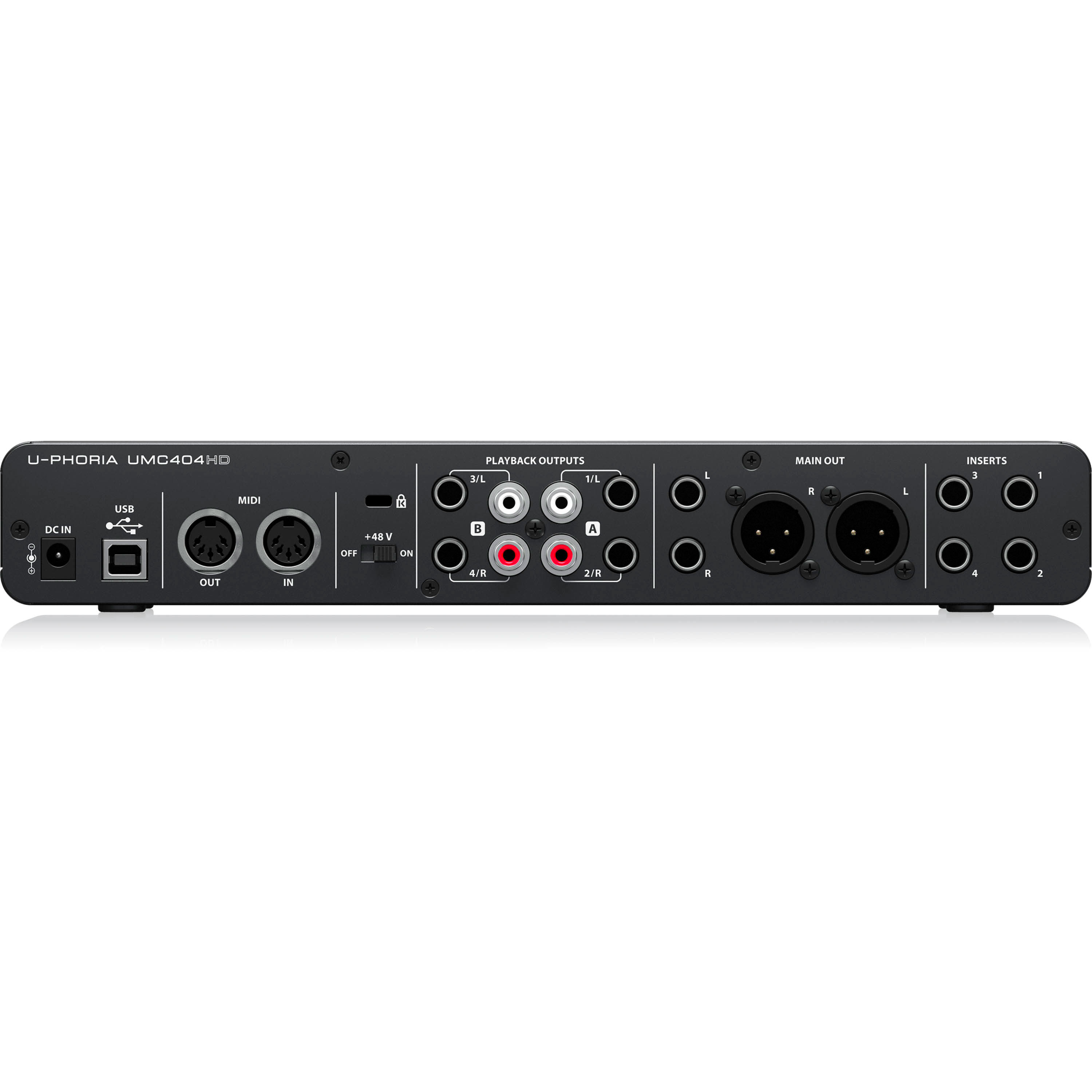 Interfaz de audio Behringer U-Phoria UMC404HD foto 4