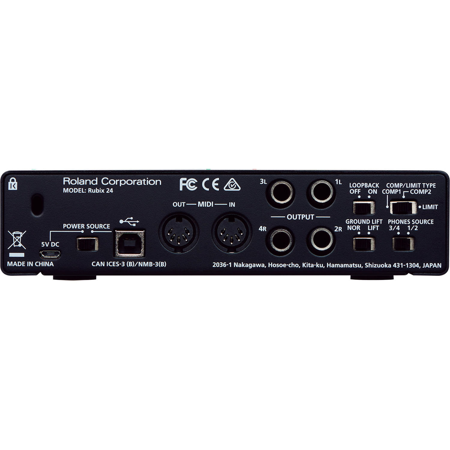 Interfaz de audio Roland RUBIX24 USB - iPad - Mac y PC foto 2