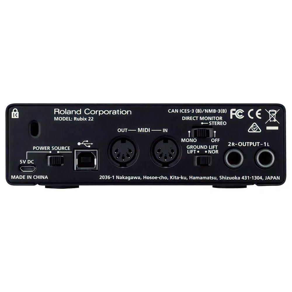 Interfaz de Audio USB Roland Rubix22 foto 3